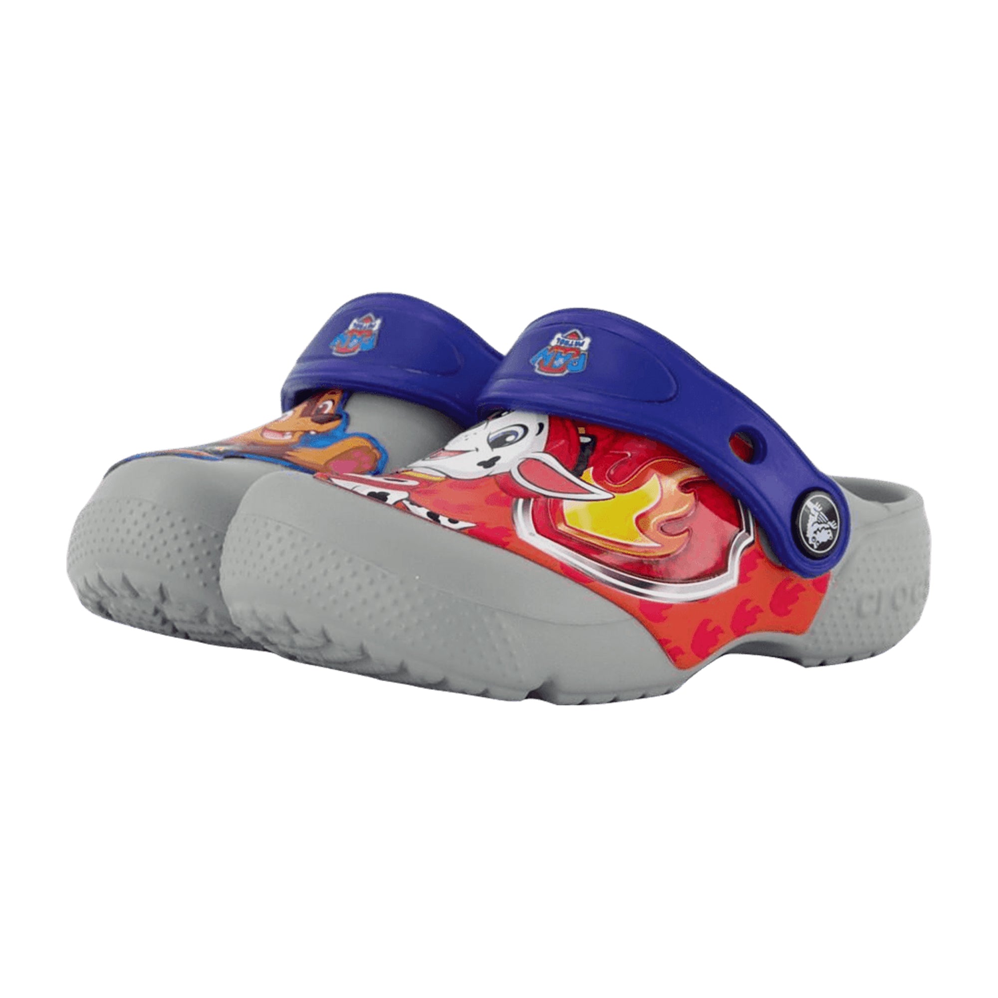 Paw Patrol Crocs for Kids - Durable Grey Clog T with Fun Patches