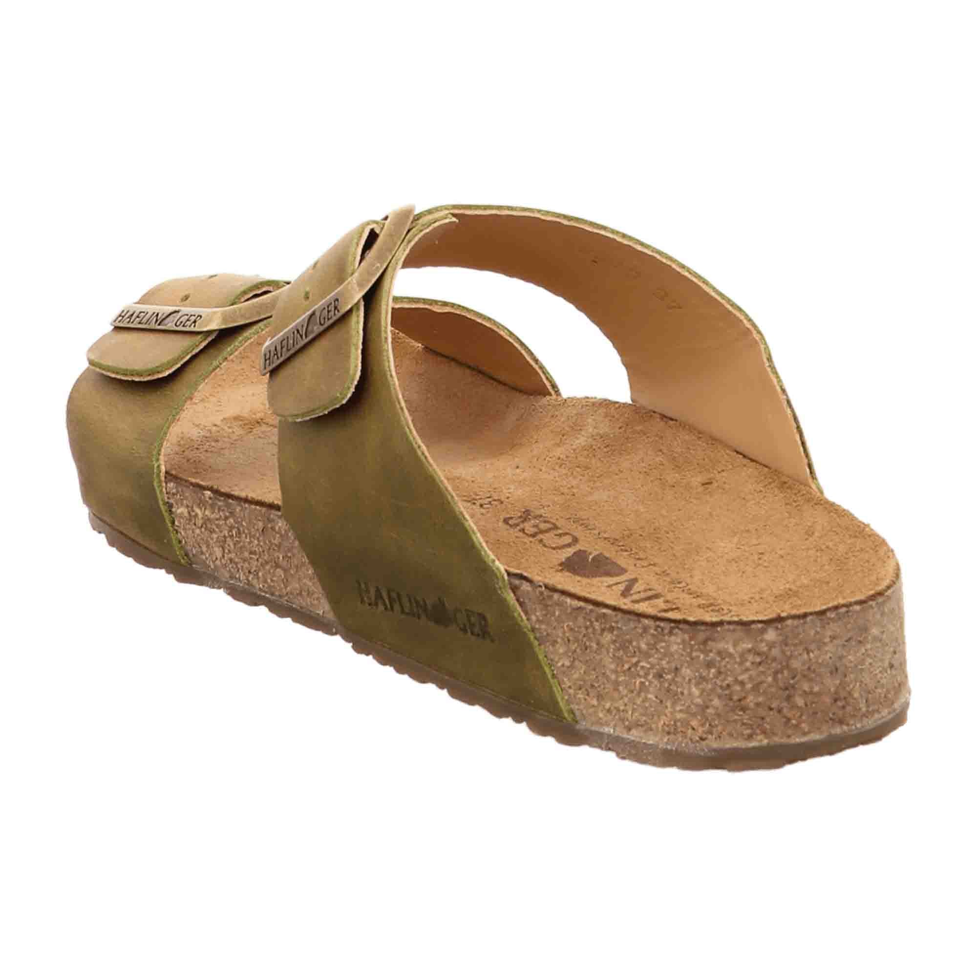 Haflinger Andrea Women's Olive Sandals - Durable and Stylish