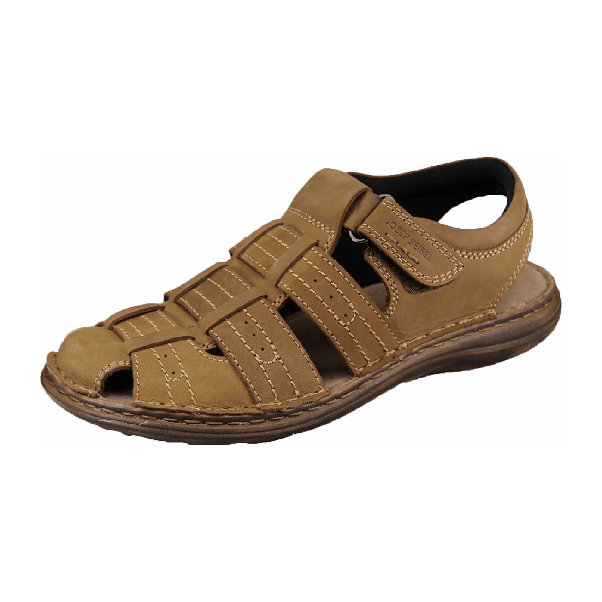 Josef Seibel Vincent 06 27306 TE66 300 Brown Crazy Horse Sandal for Men