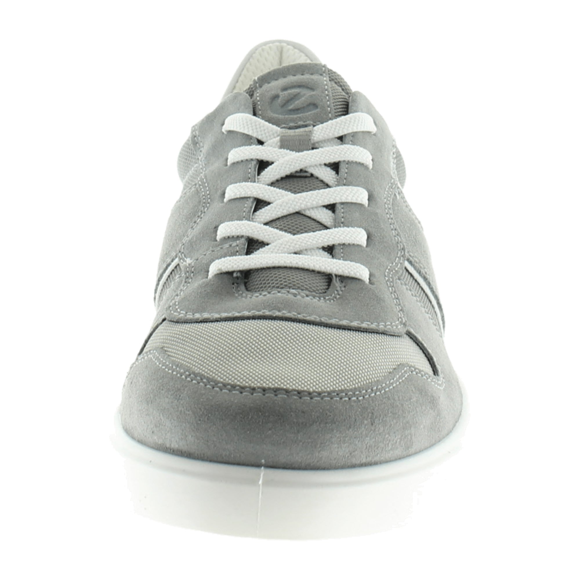 Ecco Men's Stylish Grey Sneakers - Durable & Trendy Lace-Up Shoes