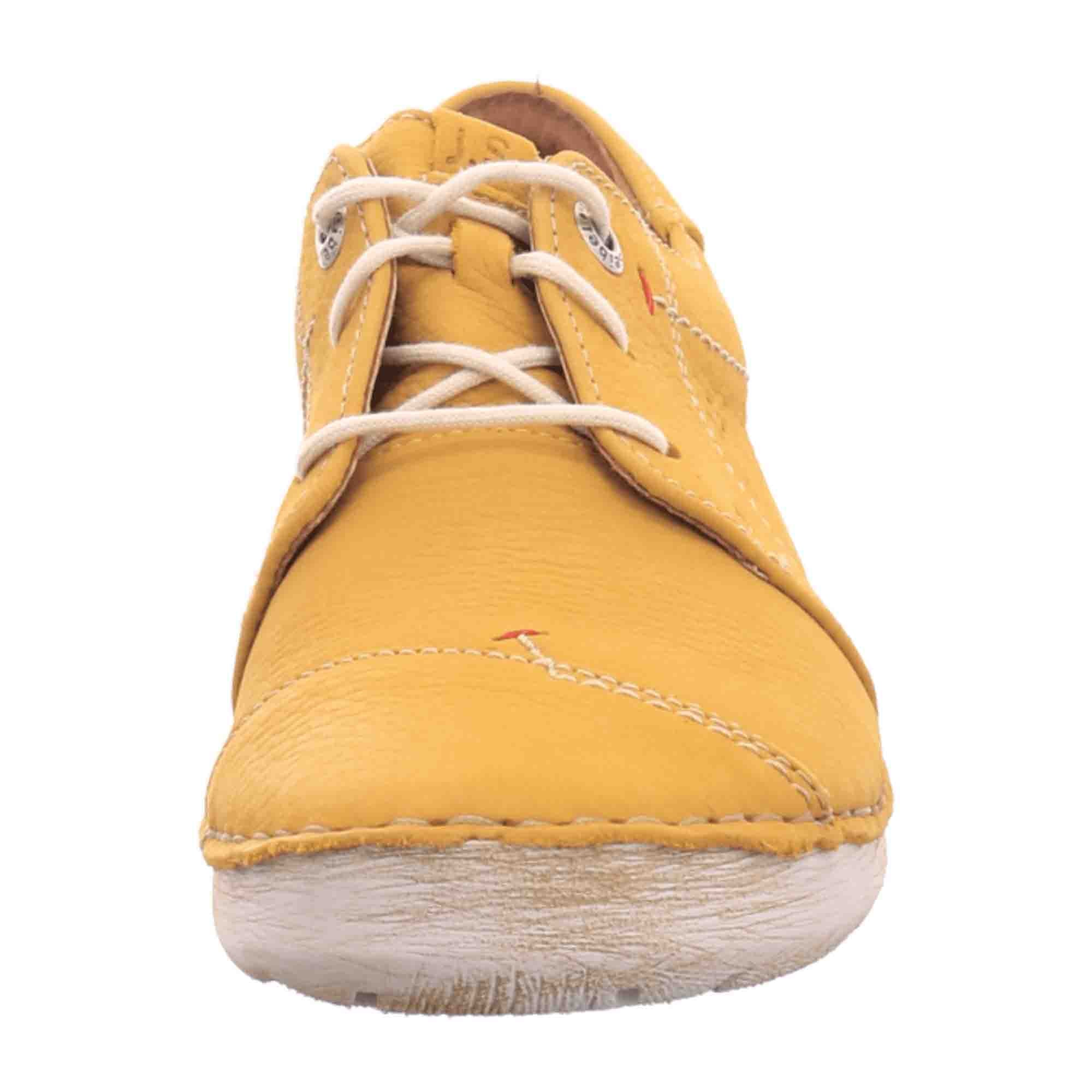 Josef Seibel Comfortable Lace-up Shoes for Women Yellow