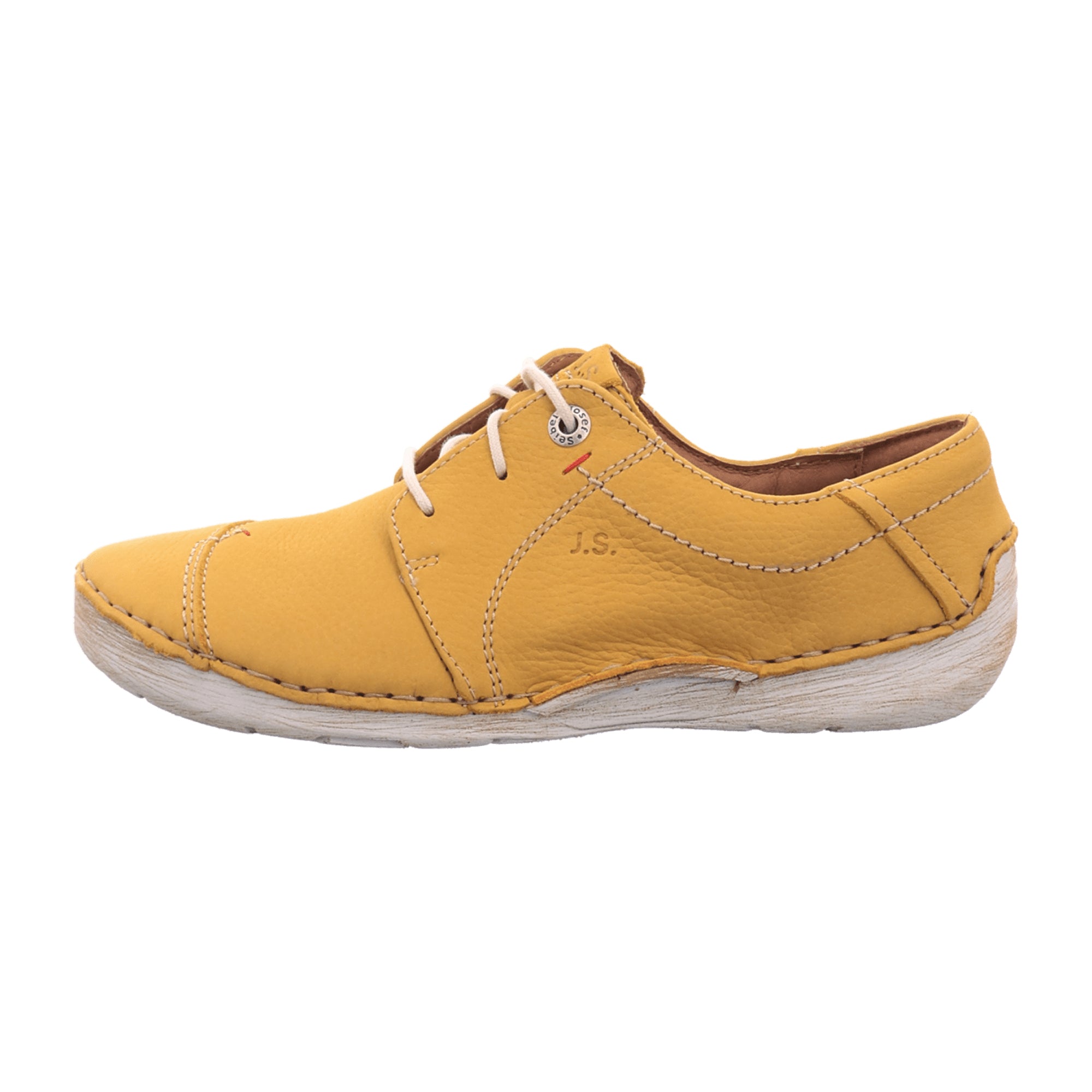 Josef Seibel Comfortable Lace-up Shoes for Women Yellow