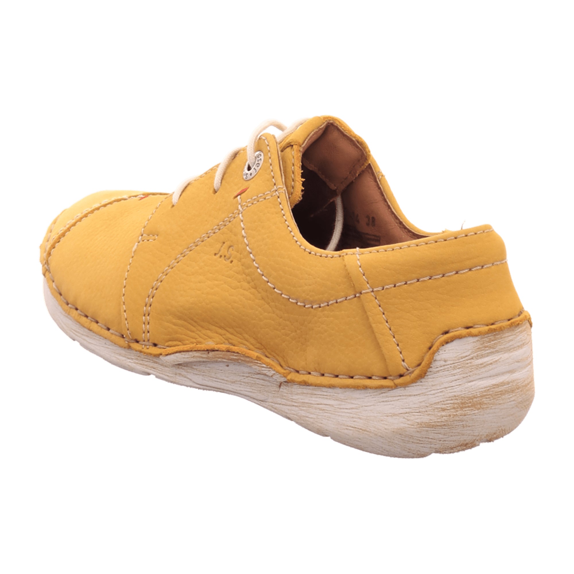 Josef Seibel Comfortable Lace-up Shoes for Women Yellow
