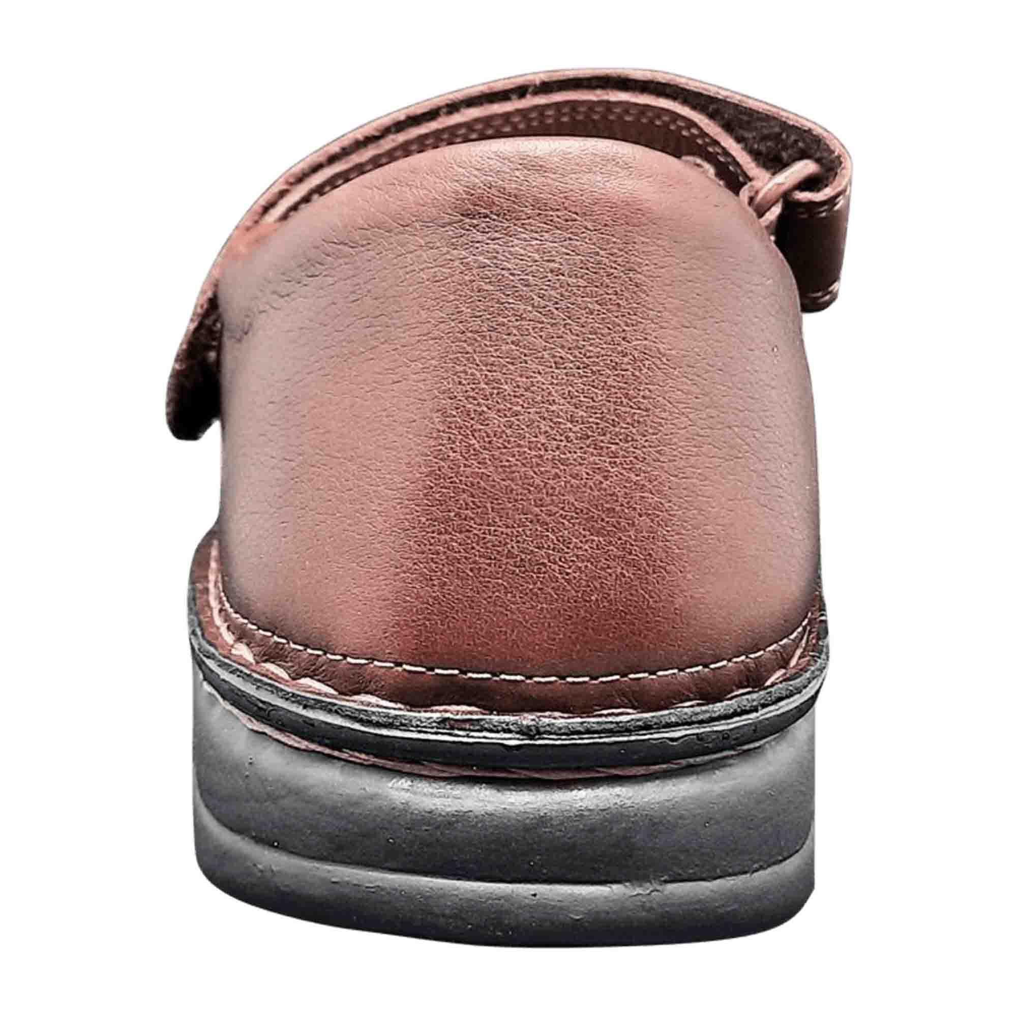 Finn Comfort Baltrum Men's Sandals - Comfort Leather Sandals in Chocolate Brown with Adjustable Straps