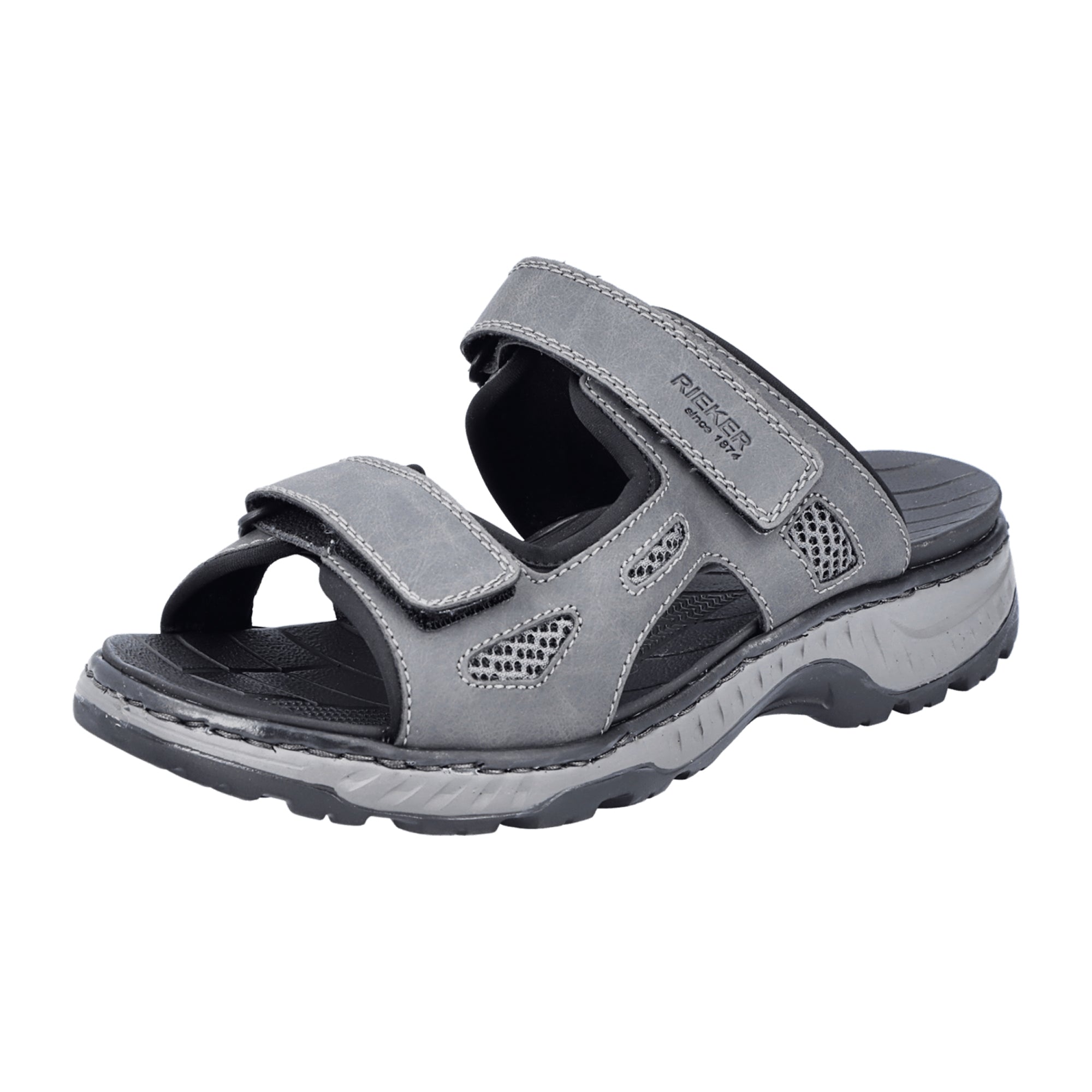 Rieker 21881 Men's Gray Casual Shoes for Spring and Summer