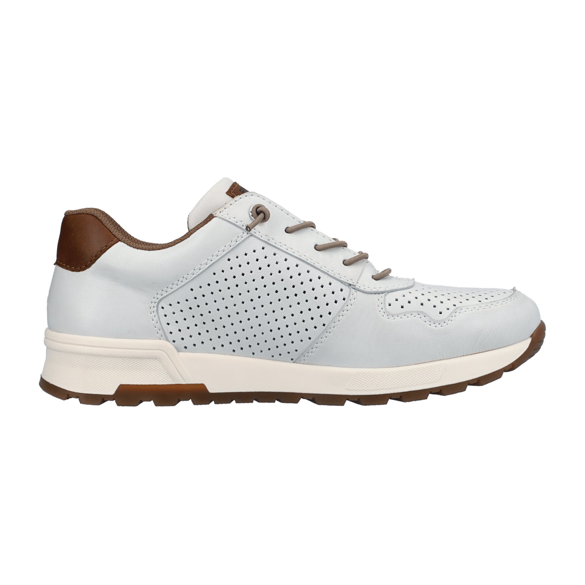 Rieker FSK White Men's Casual Lace-Up Shoes