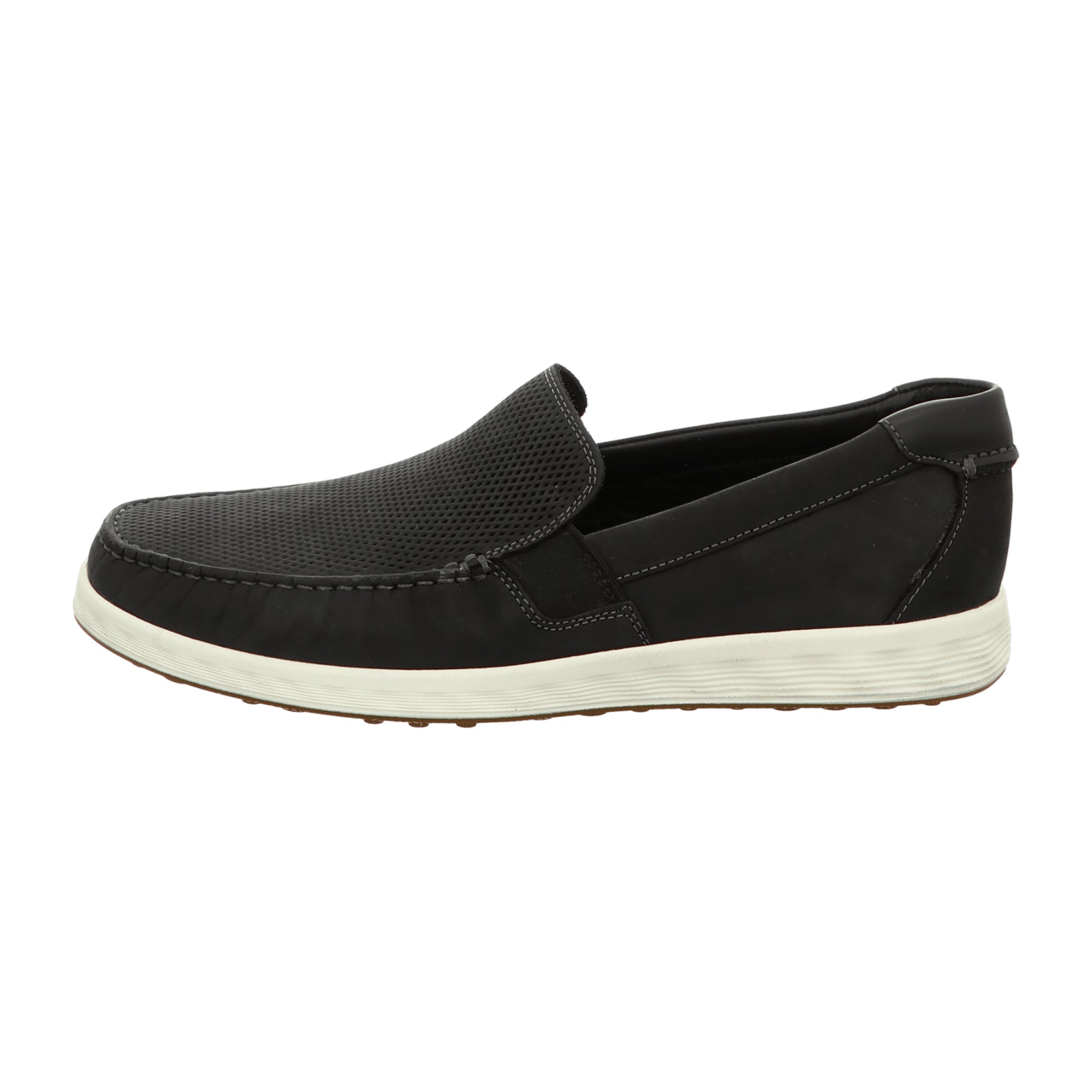 Ecco S Lite Men's Moc Slipper Black Diamond Pattern 540504 | Stylish & Durable Slip-On