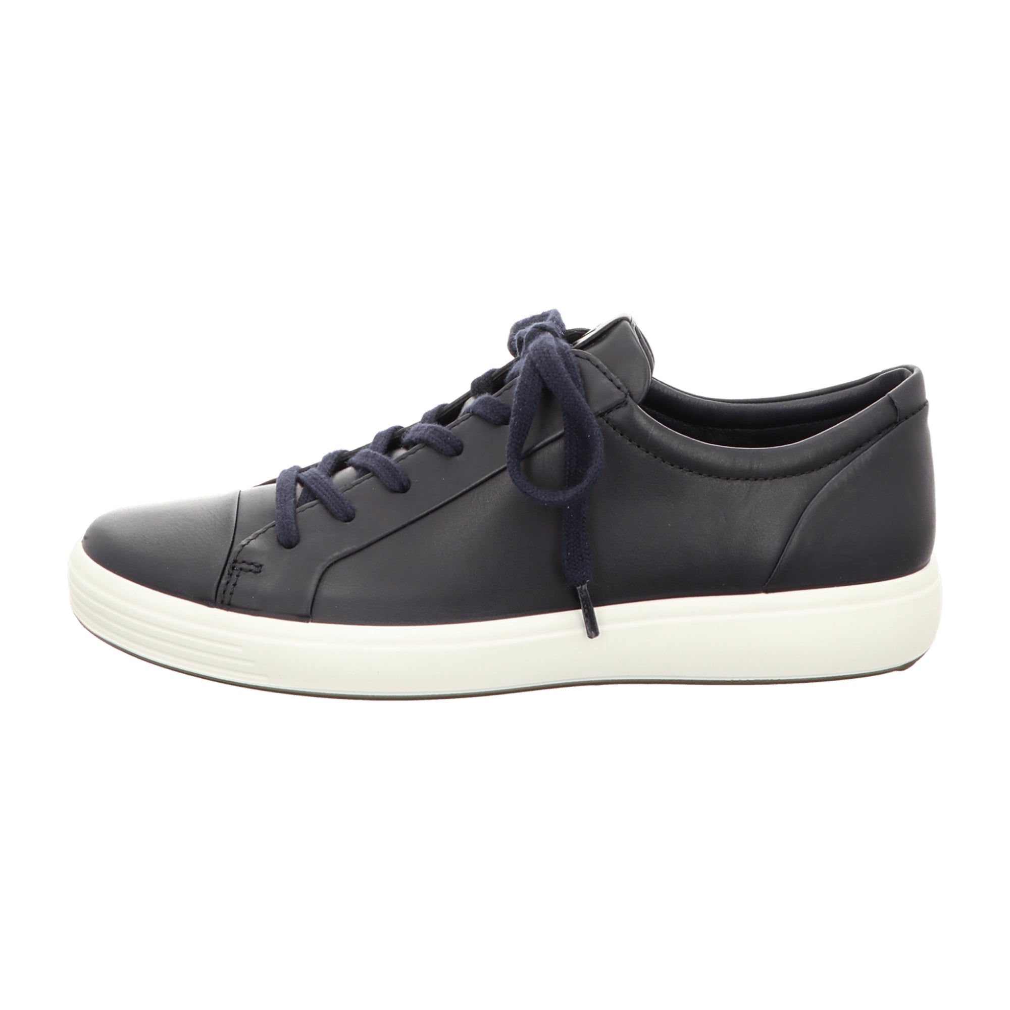 Ecco Soft 7 Men's Sneakers - Stylish & Durable Blue Leather Shoes