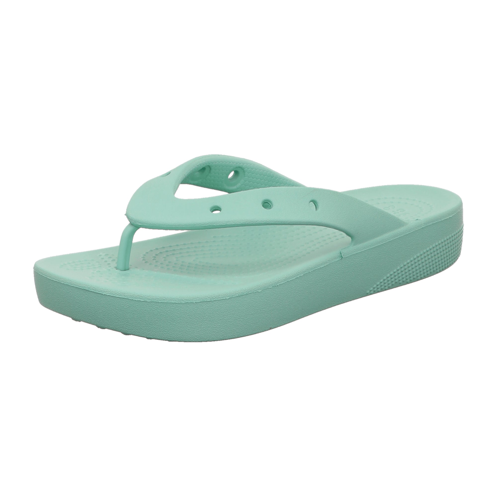 Crocs Women's Green Flip Flops - Comfortable & Stylish Beachwear