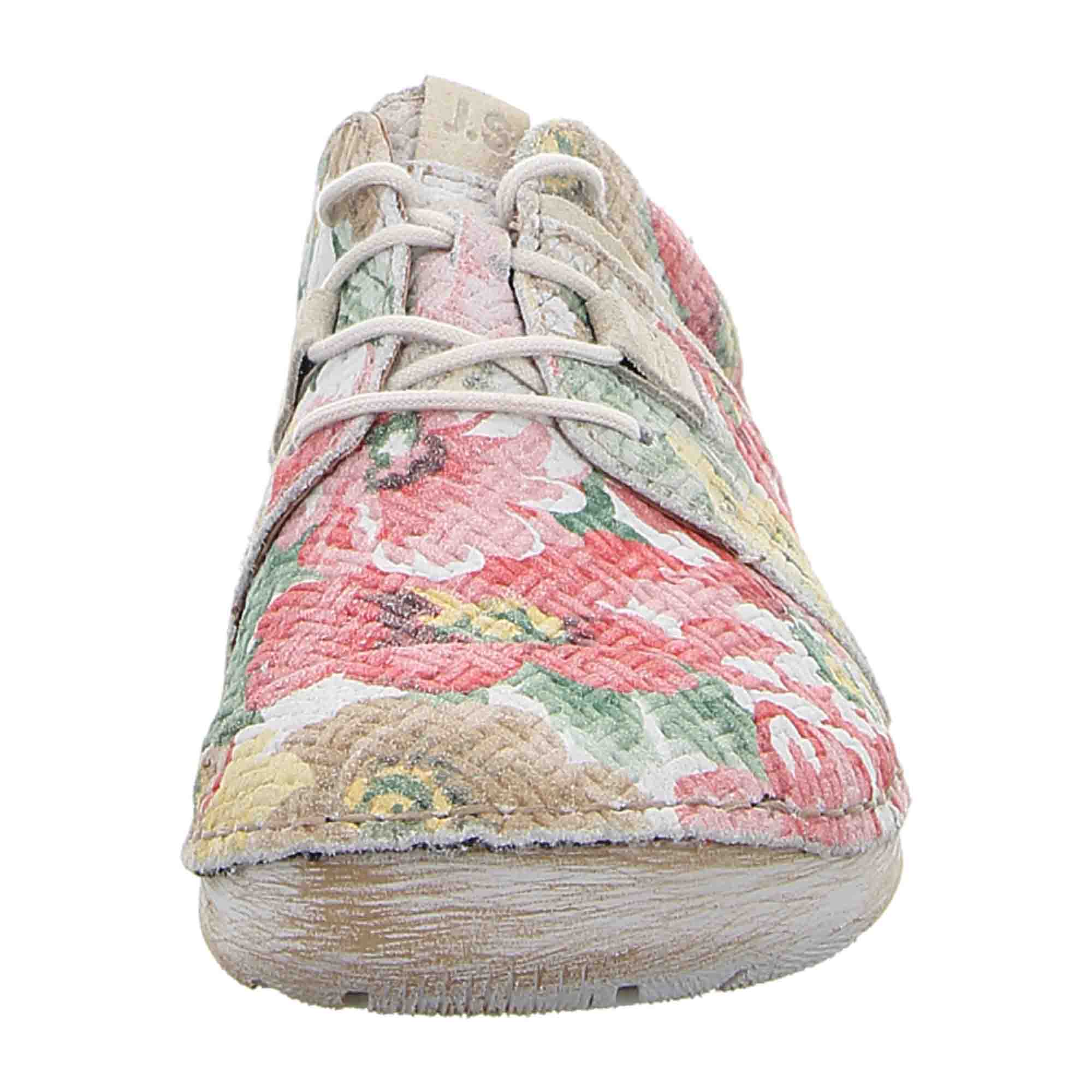 Josef Seibel Shoes Fergey 91 Colorful Floral Design for Women in Pink