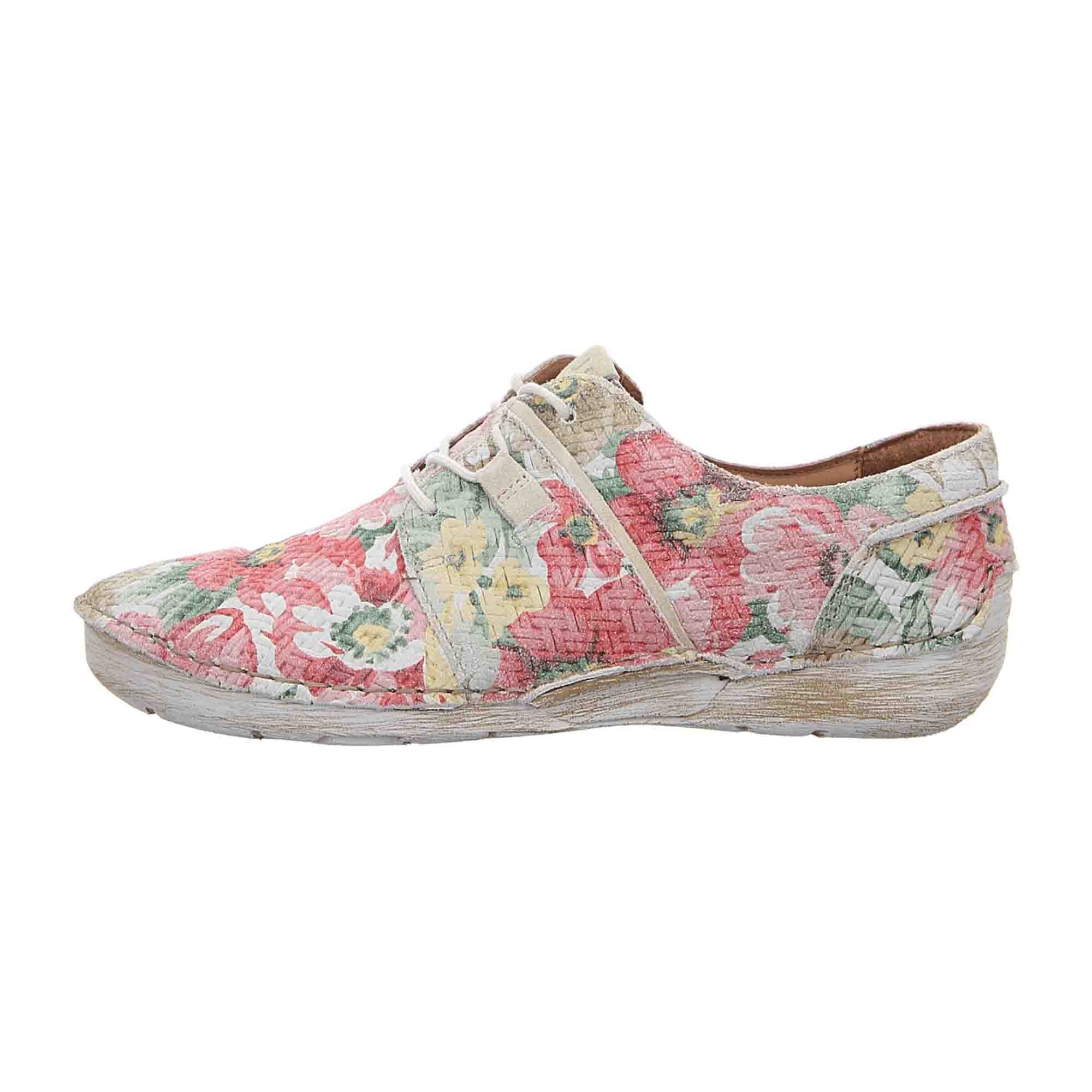 Josef Seibel Shoes Fergey 91 Colorful Floral Design for Women in Pink
