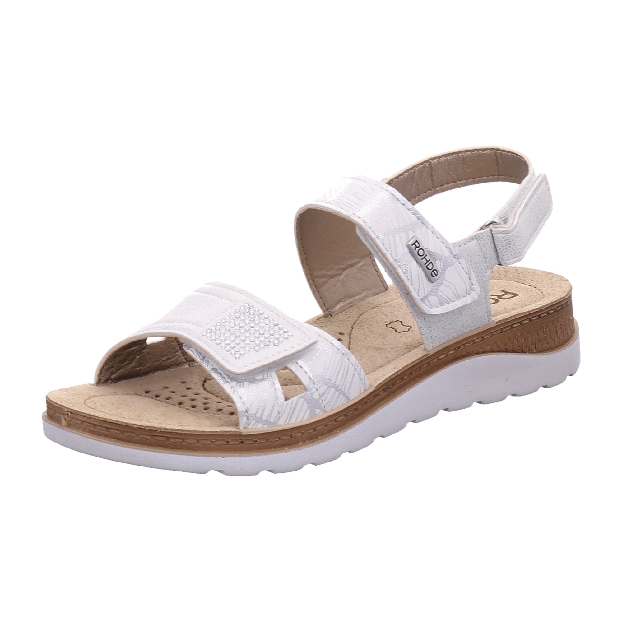 Rohde Comfortable Women's Sandals White for Spring Summer