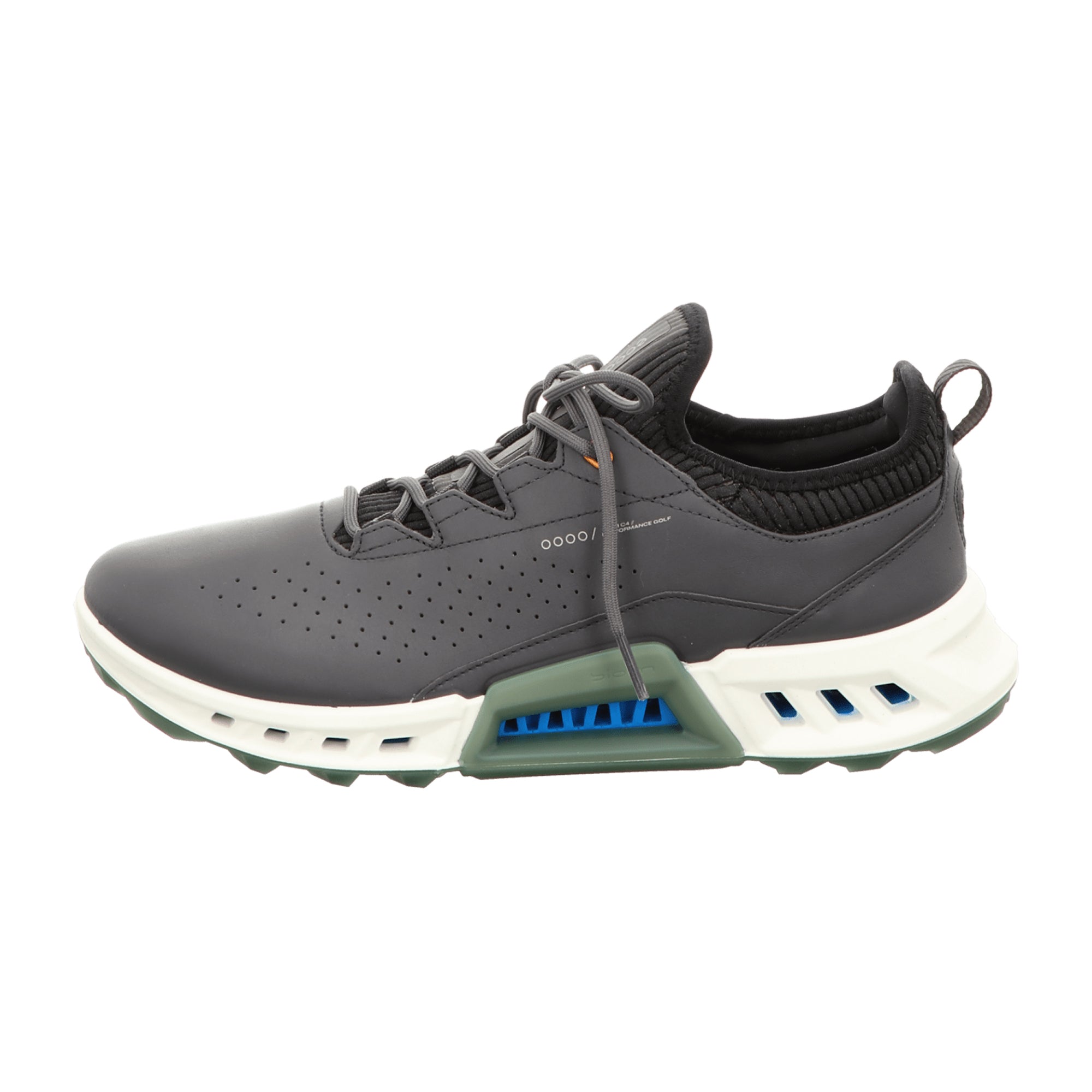 Ecco GOLF BIOM C4 Men's Golf Shoes, Stylish Grey and Black