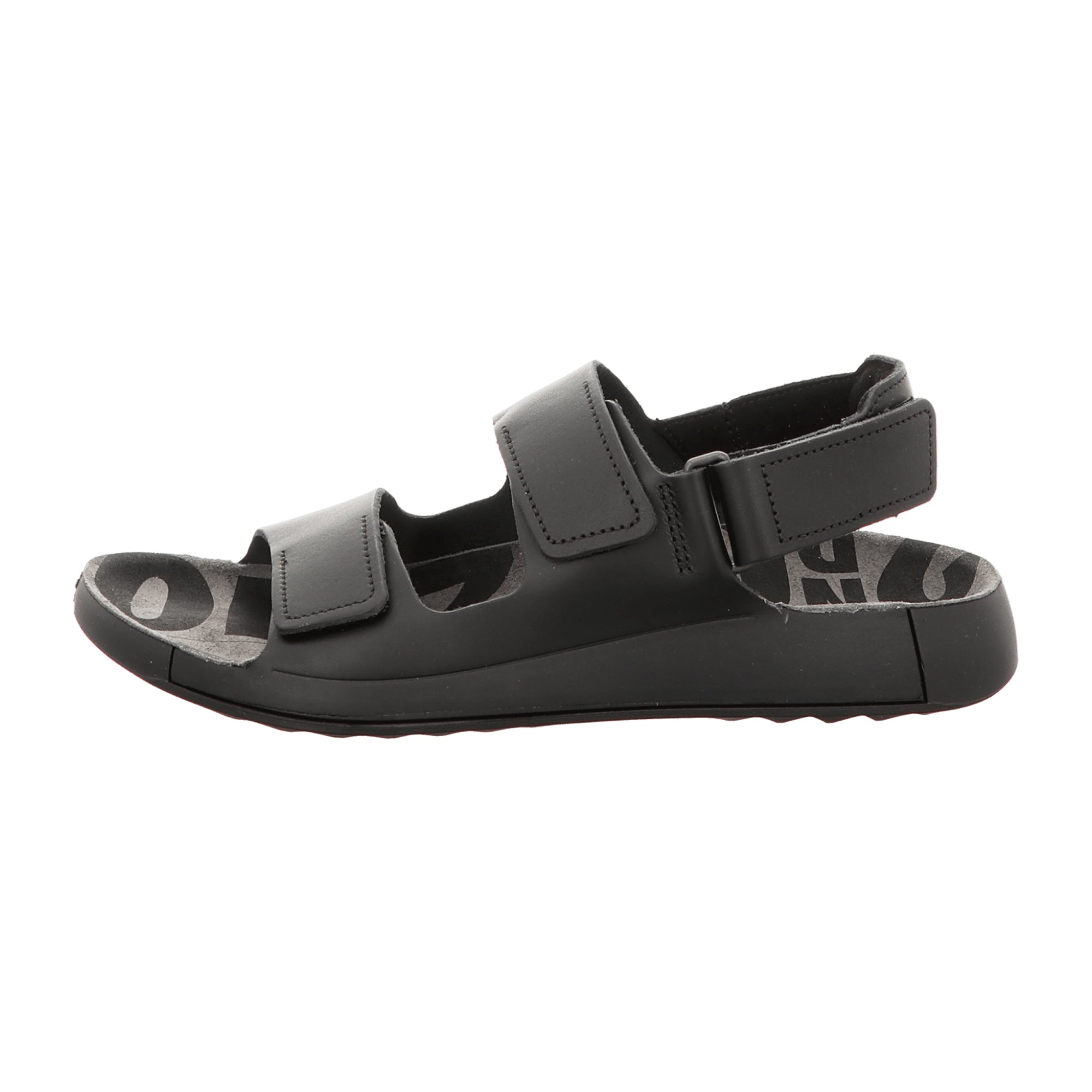 Ecco Cozmo Men's Sandal - Black Velcro Sporty & Comfortable - Style 500944