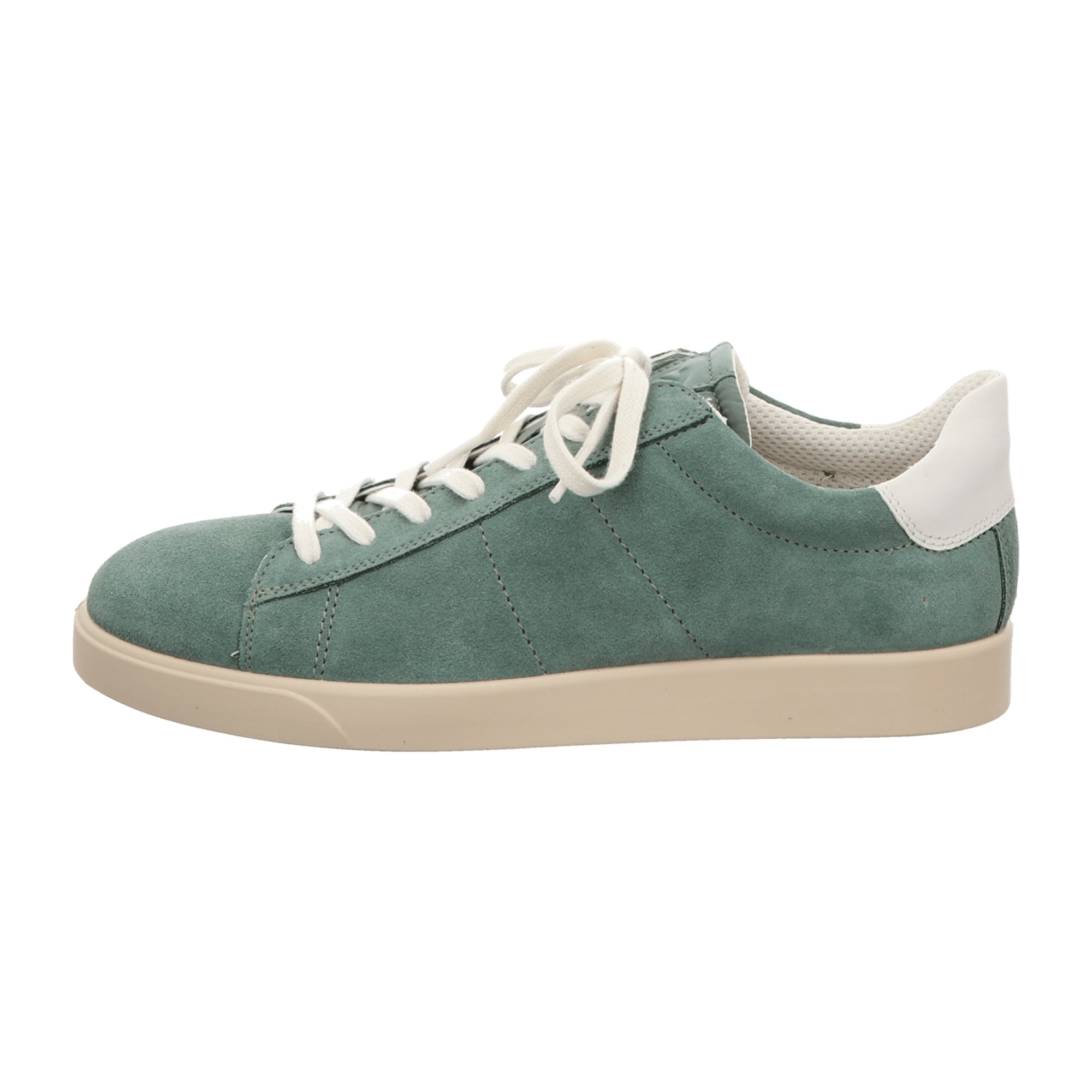 Ecco Street Lite Men's Sneakers - Stylish Green & White Casual Shoes 521304