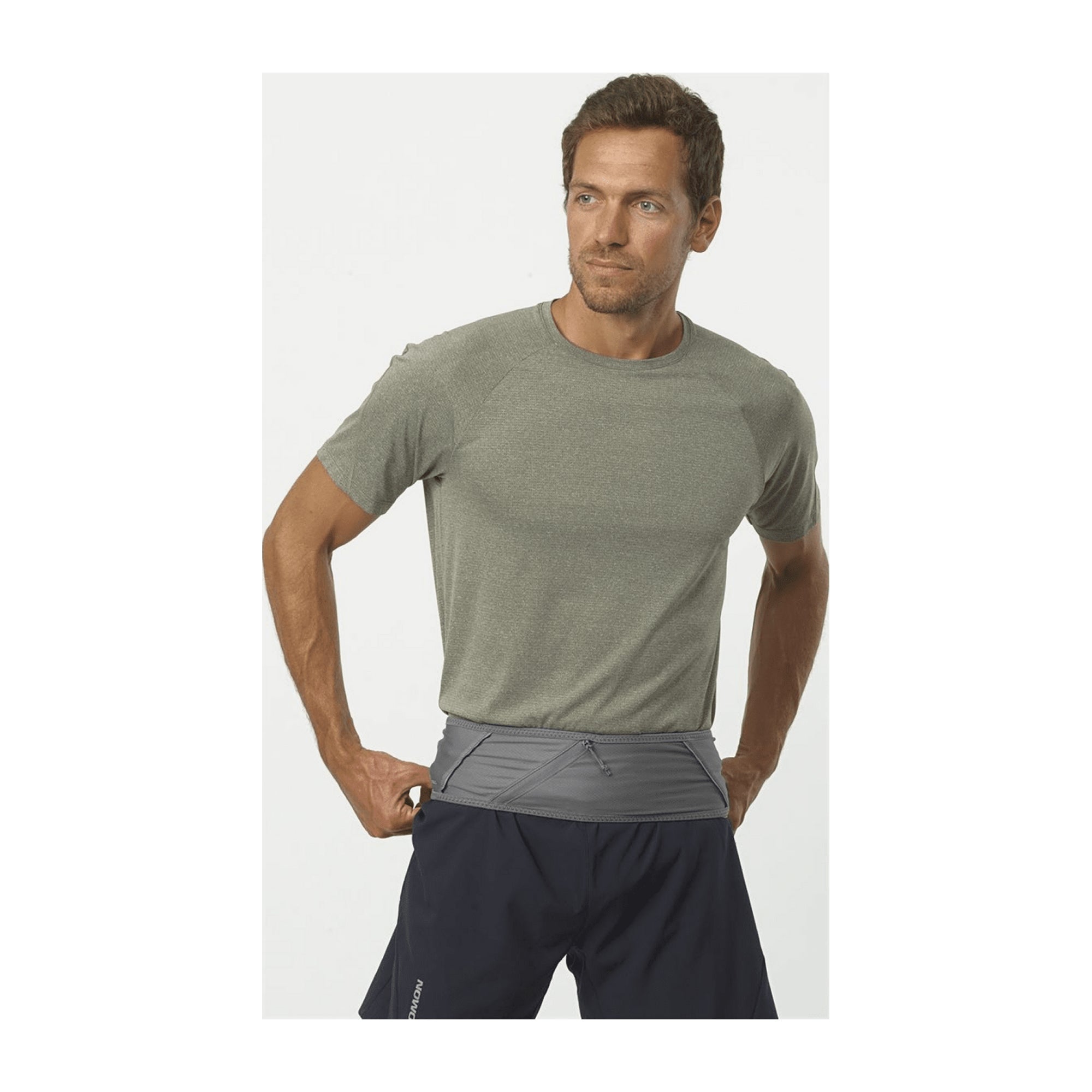 Salomon PULSE BELT NAUTICAL BLUE L for men, grey, shoes