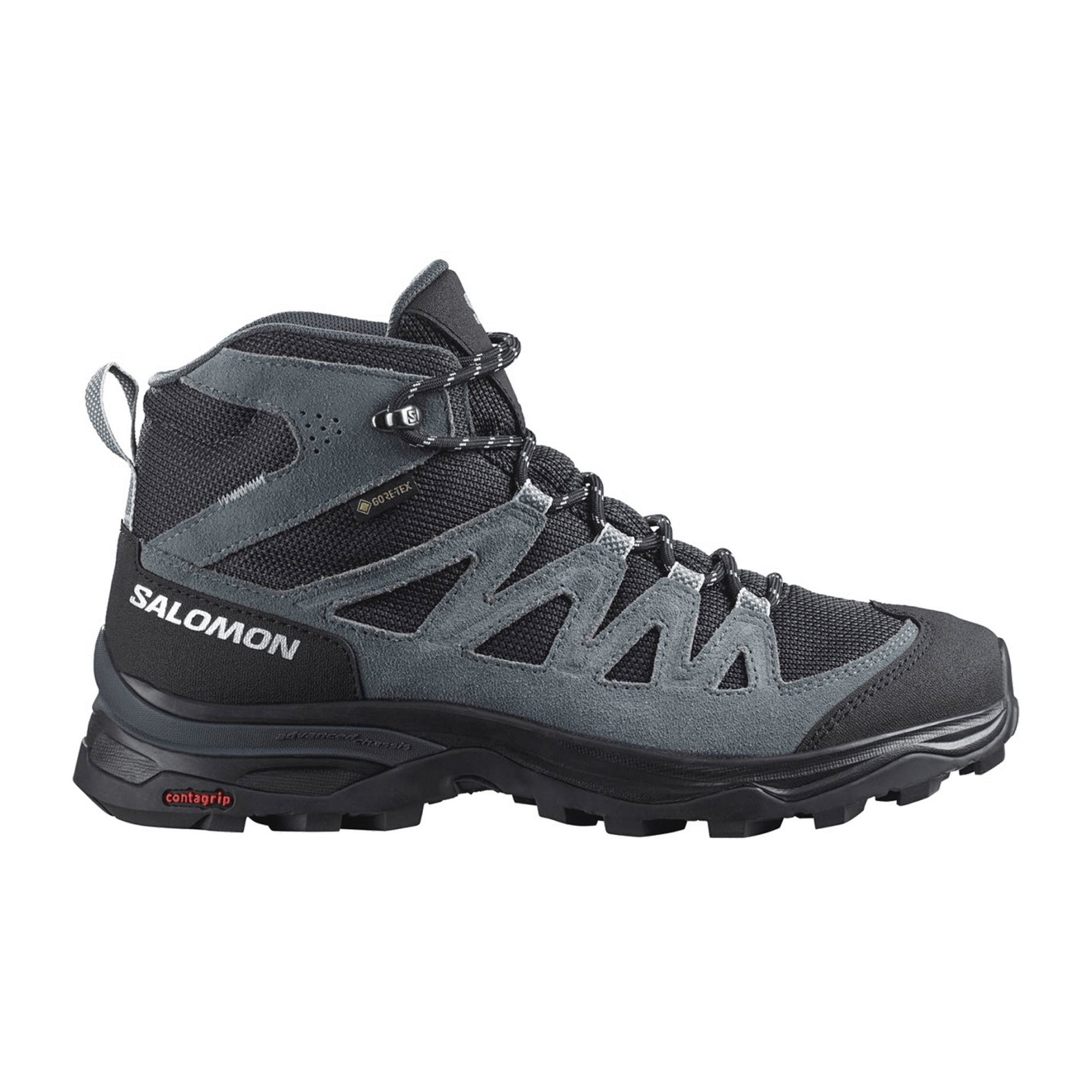 Salomon shoes X WARD LEATHER MID GTX W Ind for women, gray