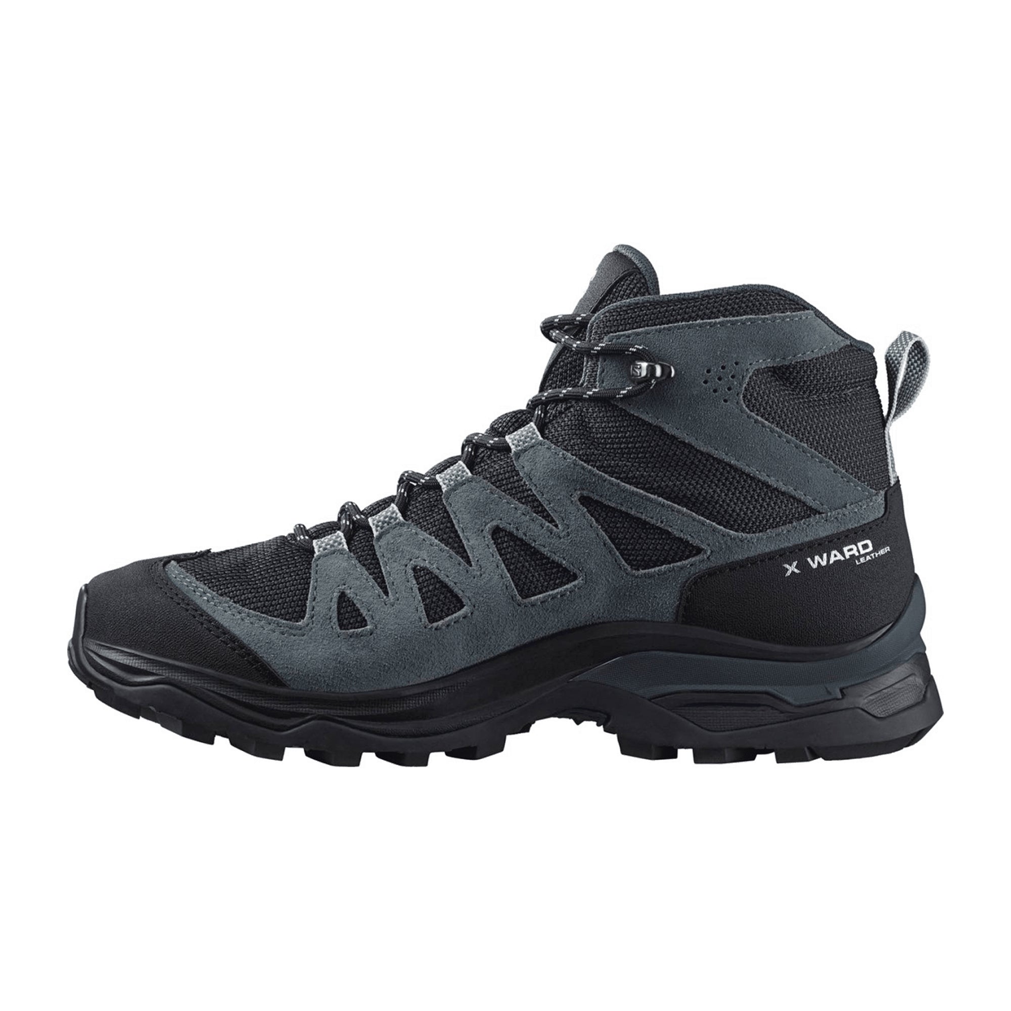 Salomon shoes X WARD LEATHER MID GTX W Ind for women, gray
