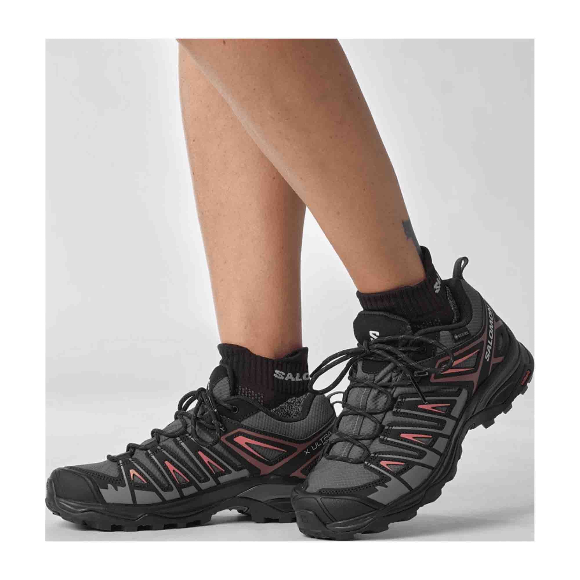 Salomon X Ultra Pioneer GTX W for women, gray, shoes