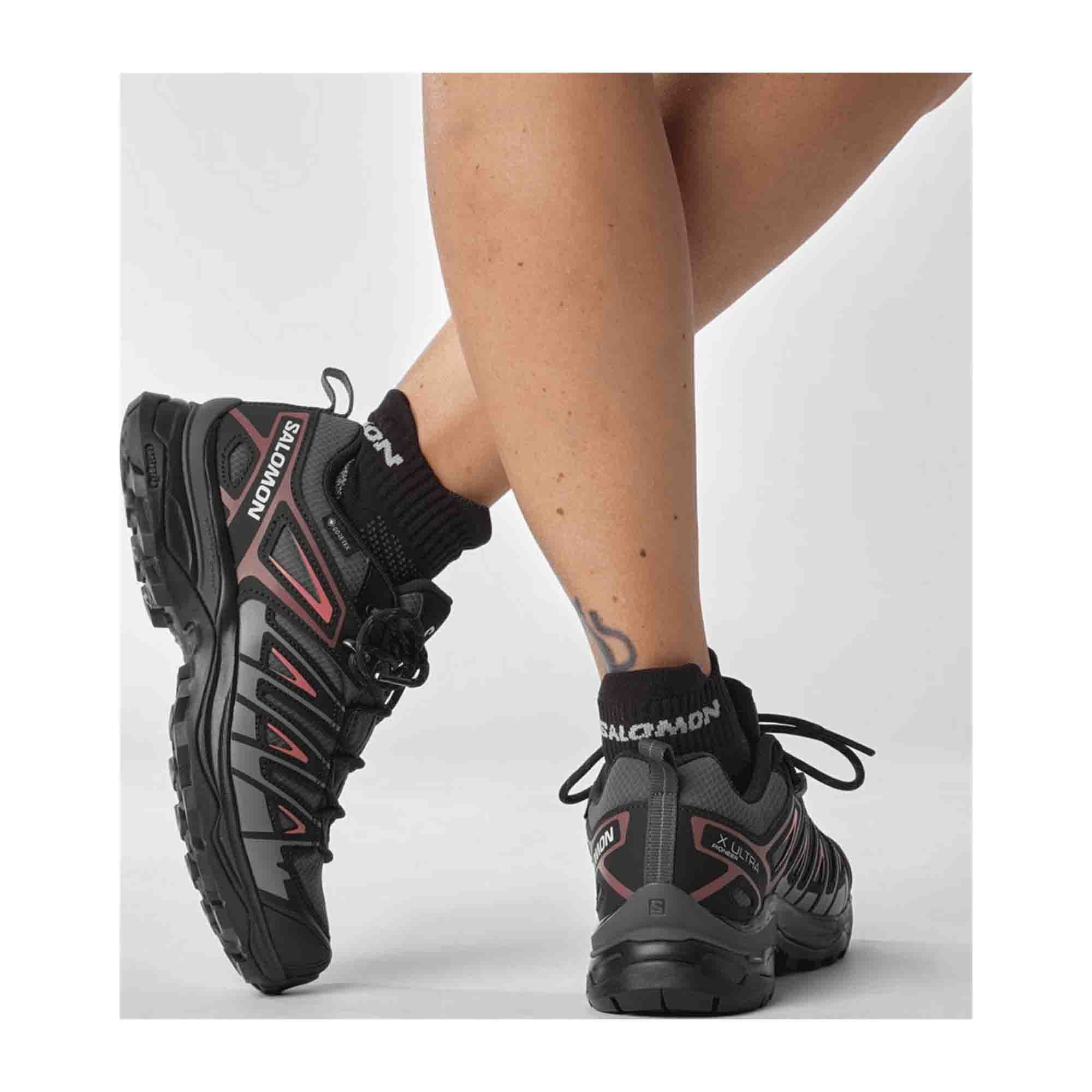 Salomon X Ultra Pioneer GTX W for women, gray, shoes