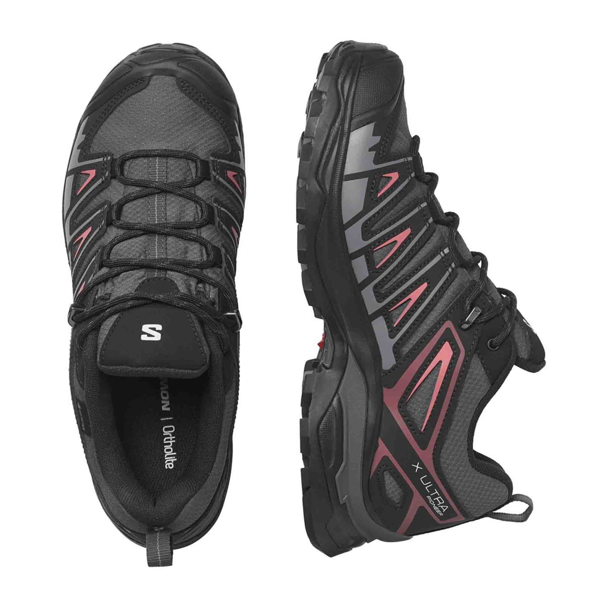 Salomon X Ultra Pioneer GTX W for women, gray, shoes