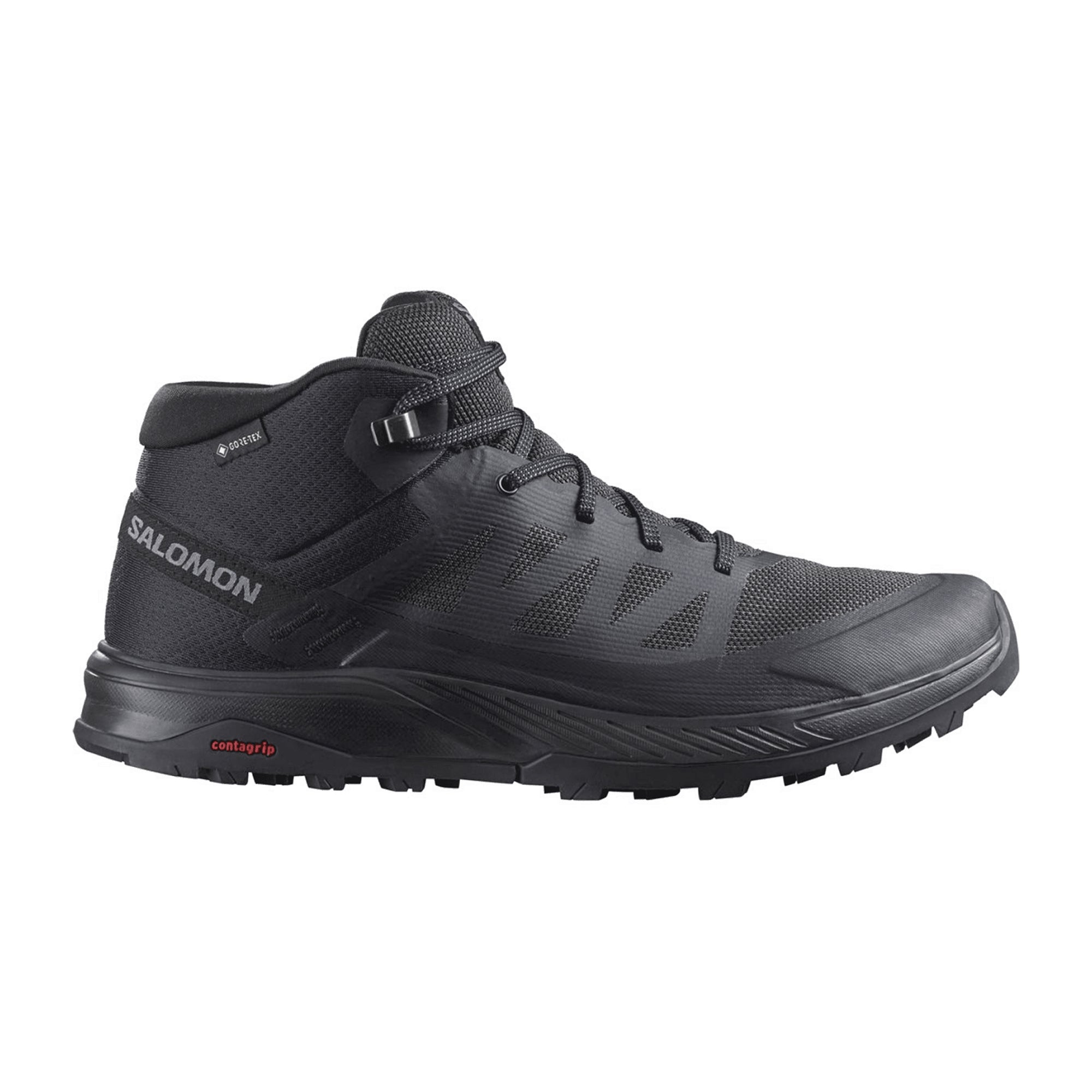 Salomon Outrise Mid GTX for men, black, shoes