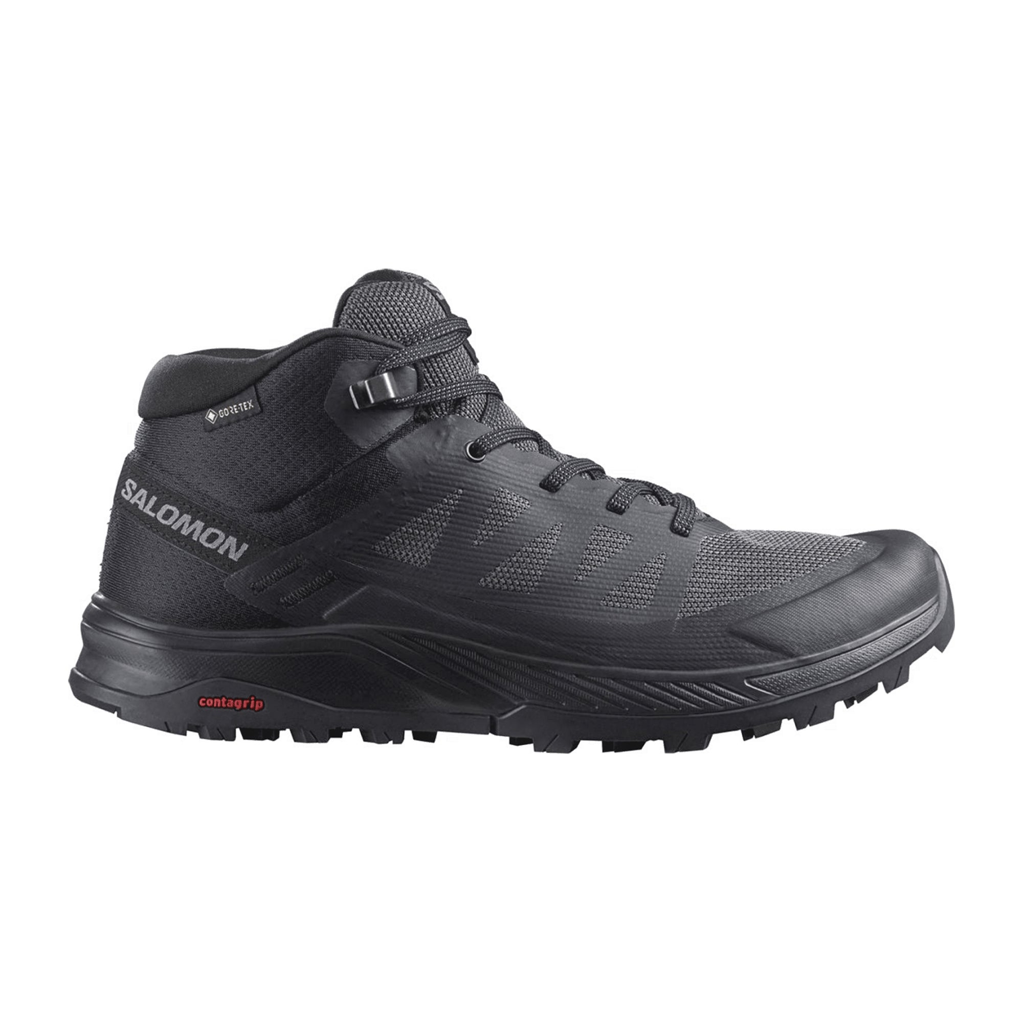 Salomon shoes OUTRISE MID GTX W Black for women, black