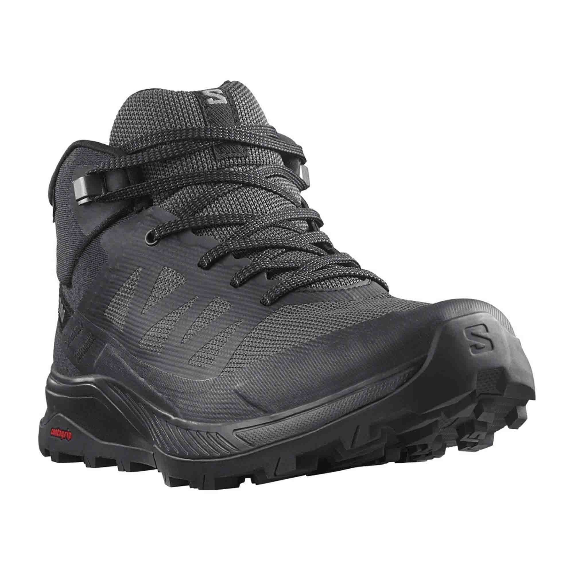 Salomon shoes OUTRISE MID GTX W Black for women, black
