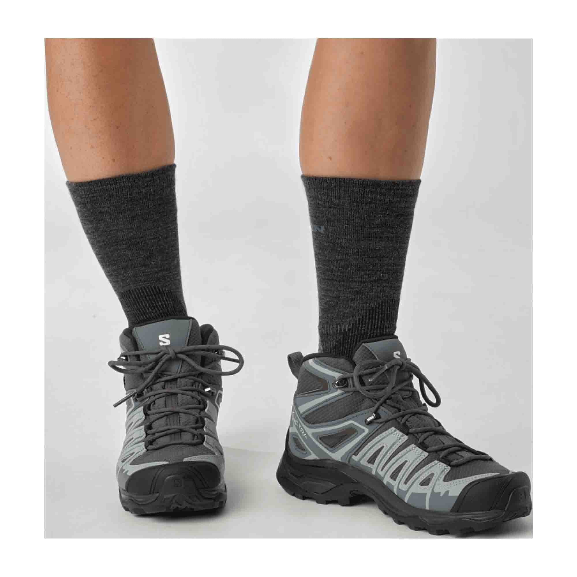 Salomon shoes X ULTRA PIONEER MID GTX for women, gray