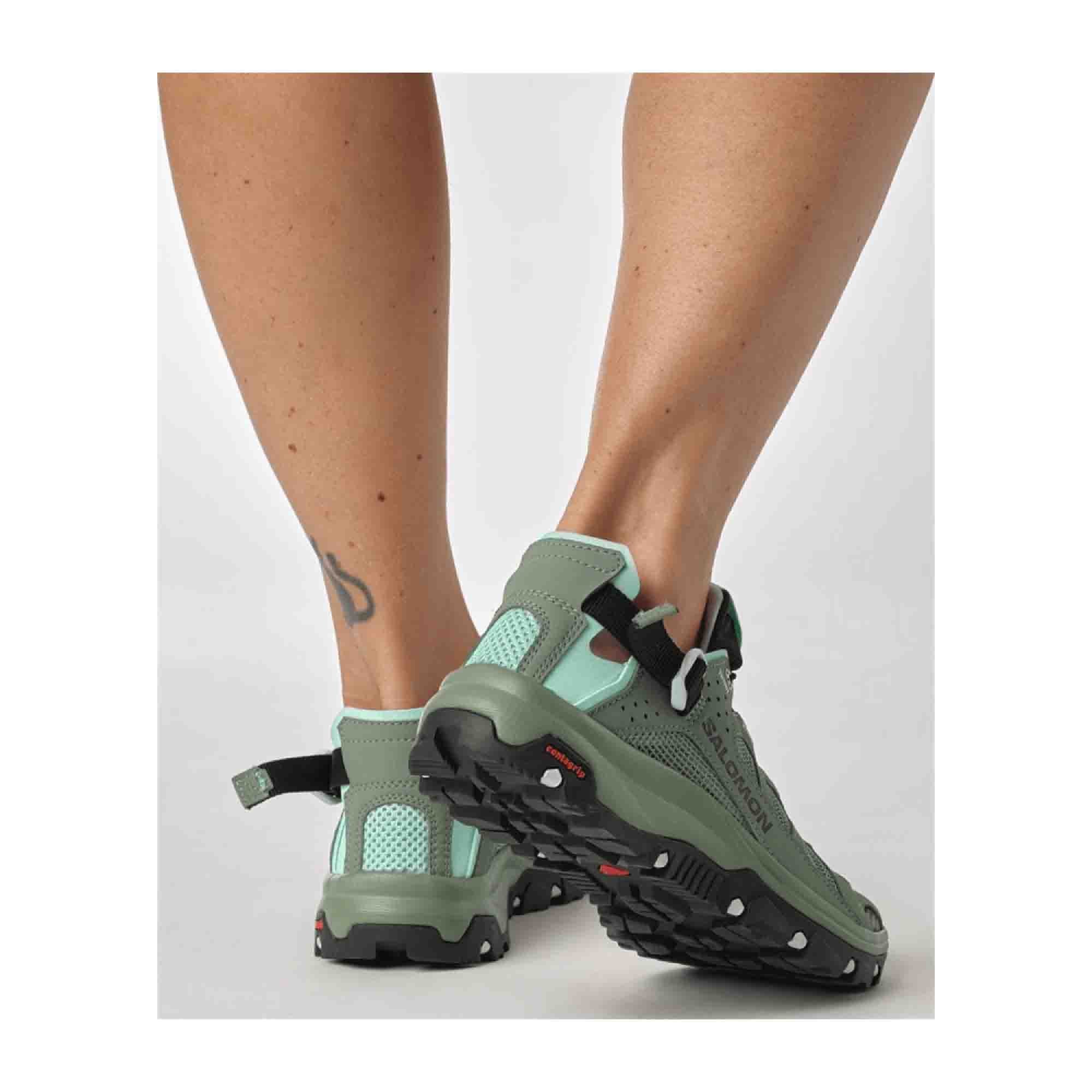 Salomon shoes TECHAMPHIBIAN 5 W for women, green