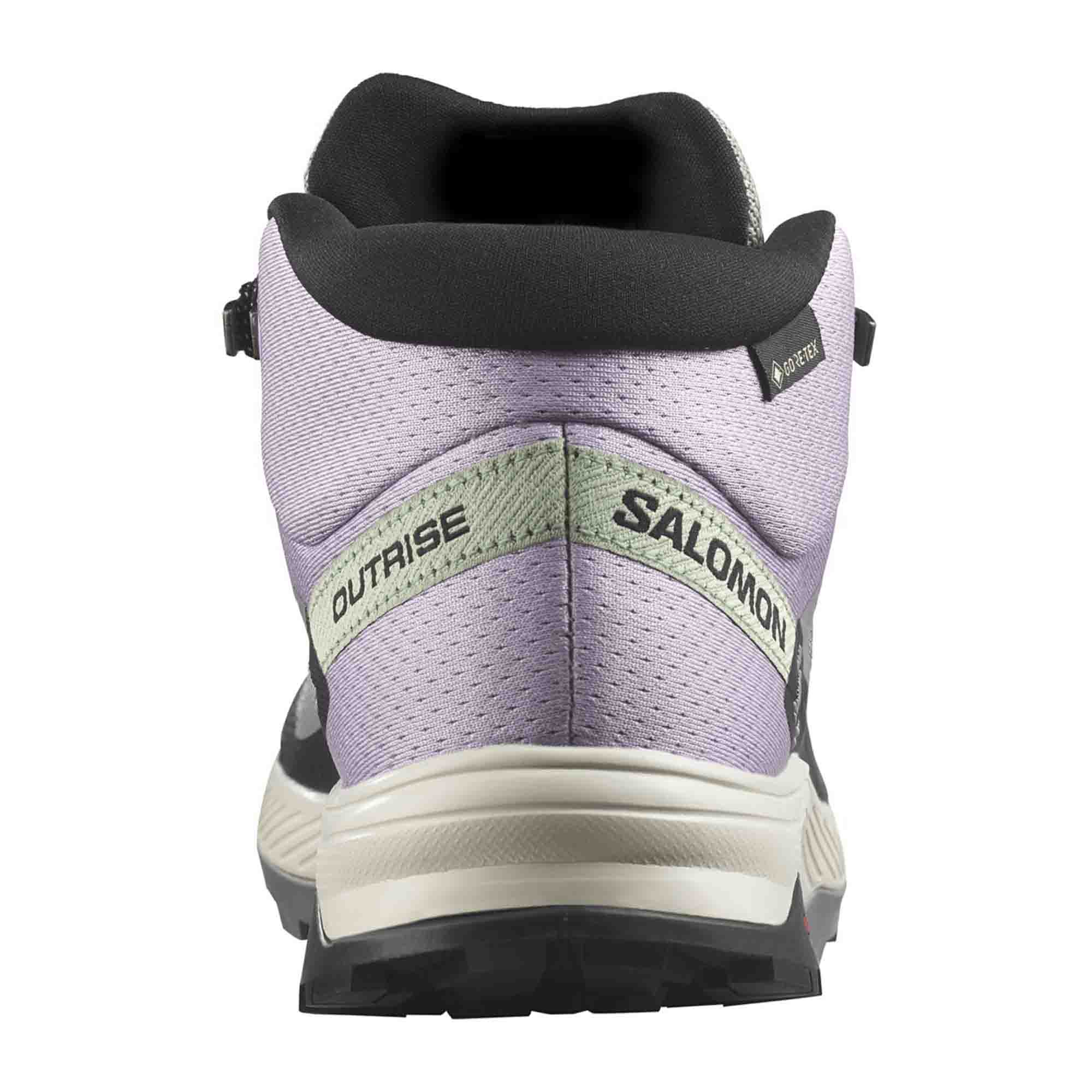 Salomon shoes OUTRISE MID GTX W Black for women, purple