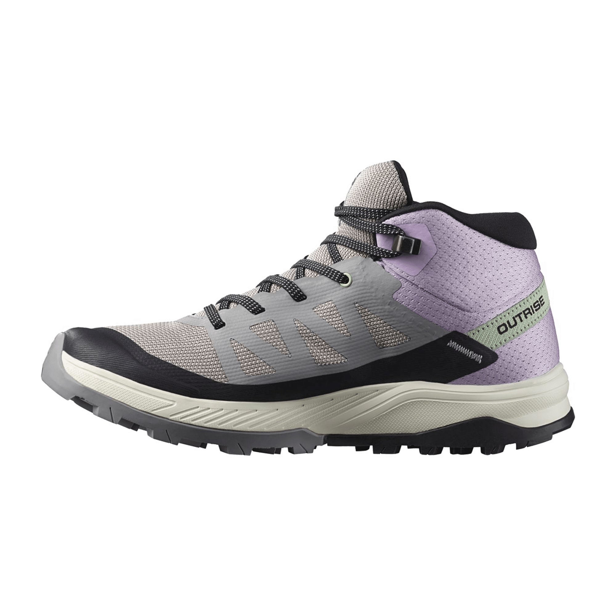 Salomon shoes OUTRISE MID GTX W Black for women, purple