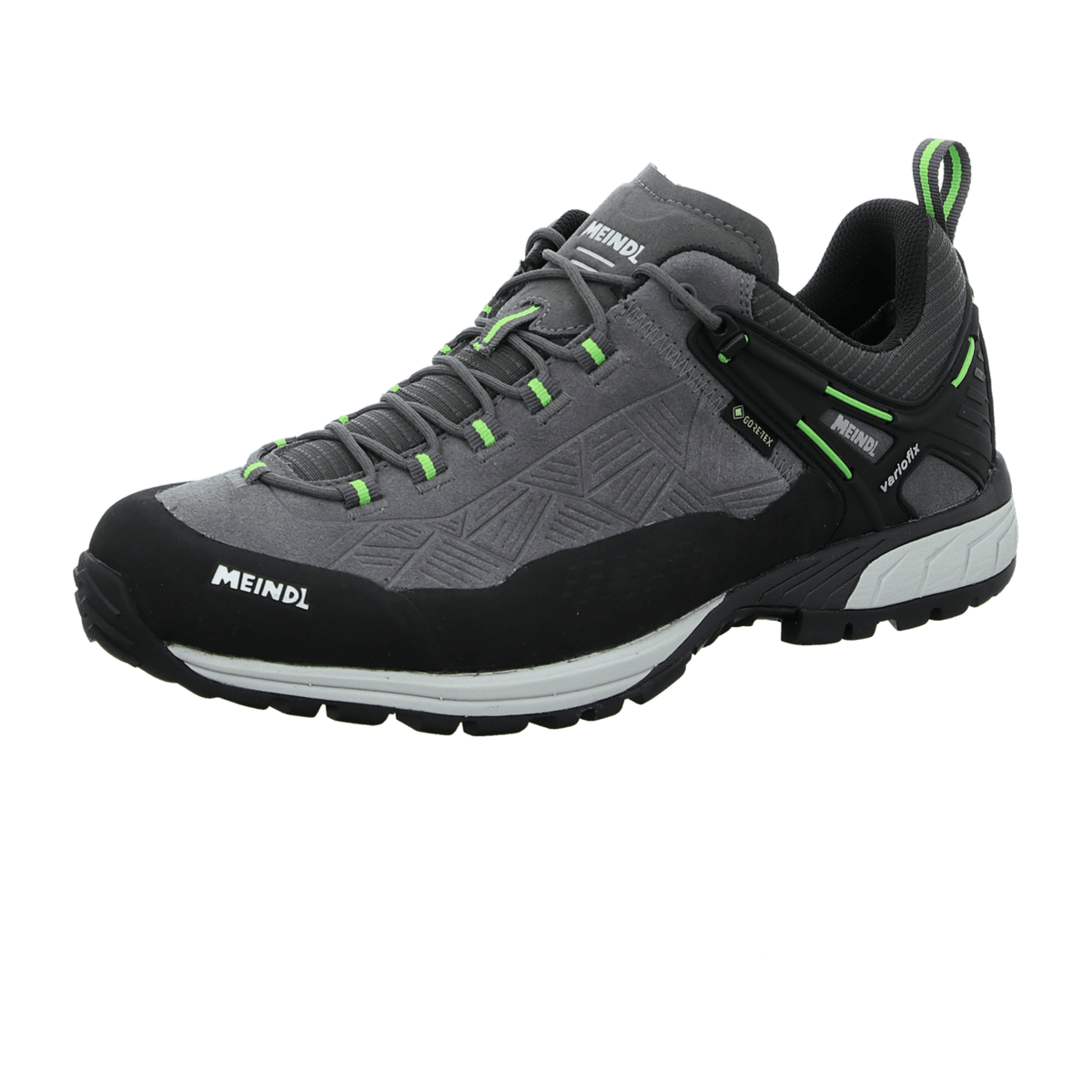 Meindl Top Trail GTX Men's Trekking Shoes Grey Lime - Waterproof Hiking Boots
