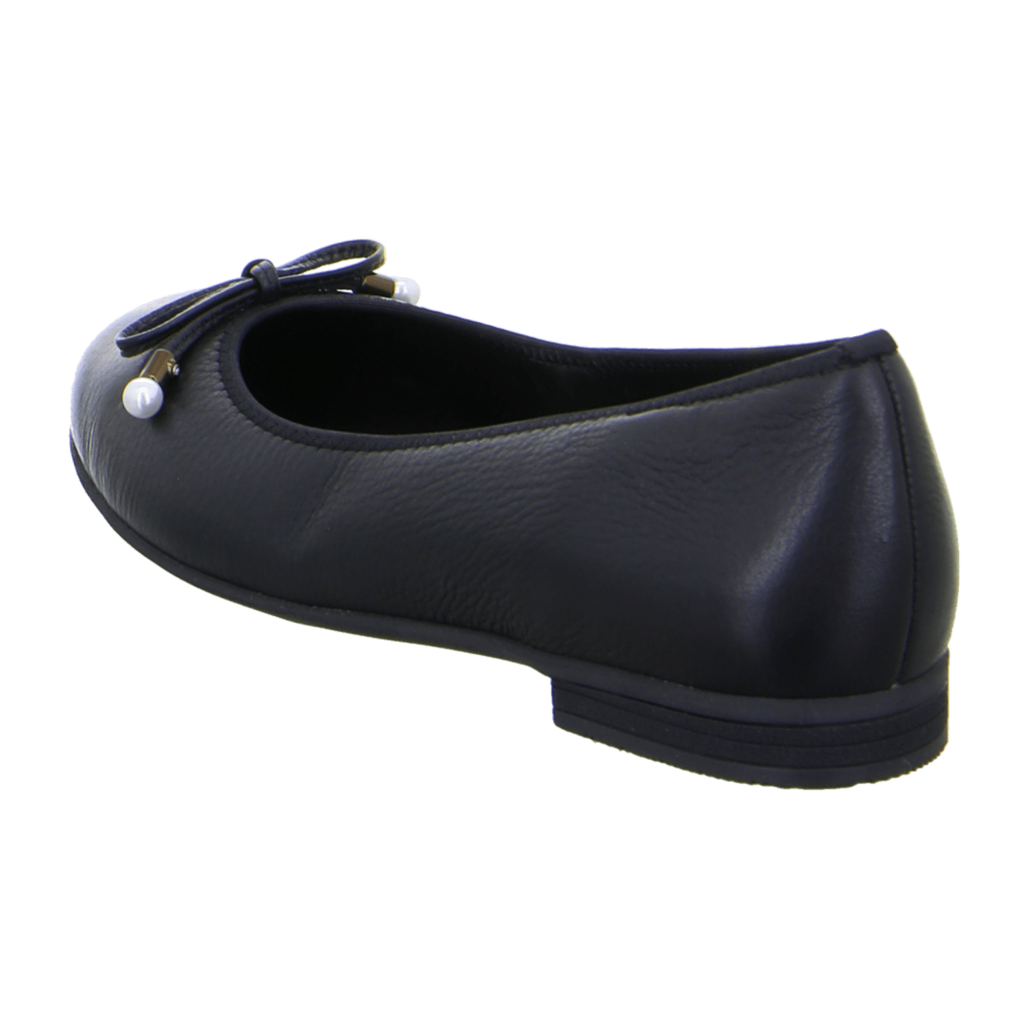 ARA SARDINIA SA Women's Nubuck Leather Slippers in Black with Leather Lining and Rubber Sole