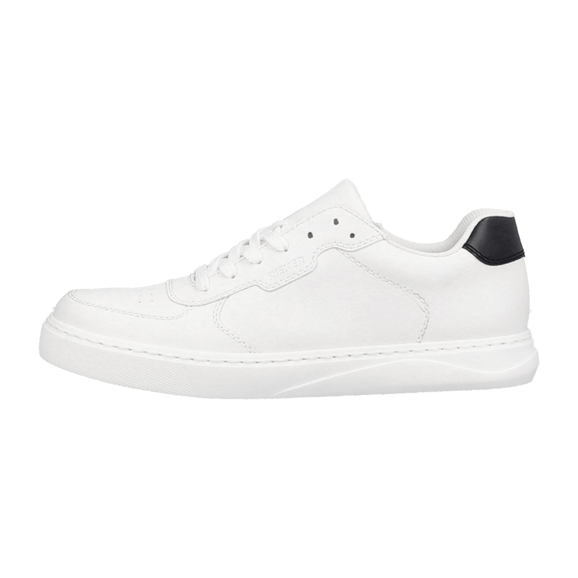 Rieker HWK Men's White Casual Shoes Synthetic Leather Textile Lining