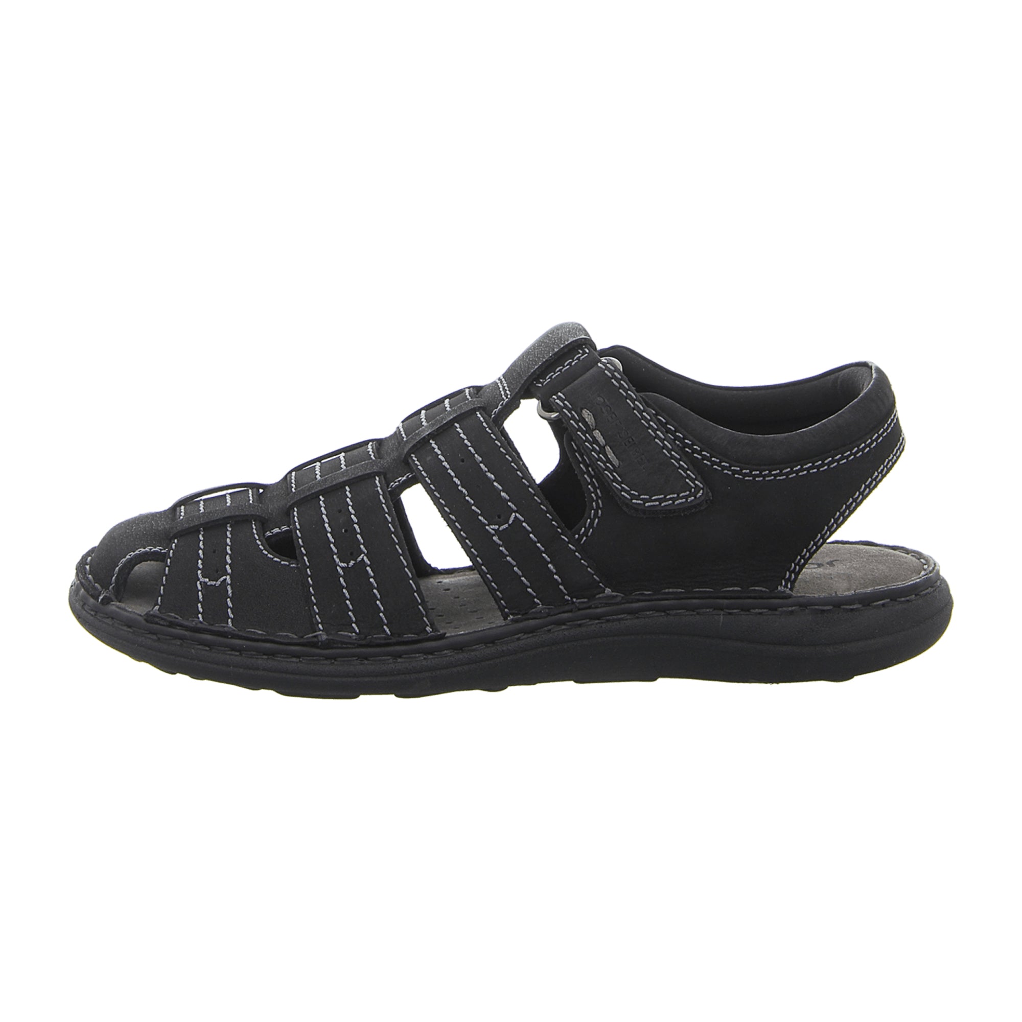 Josef Seibel Comfortable Sandals for Men in Black