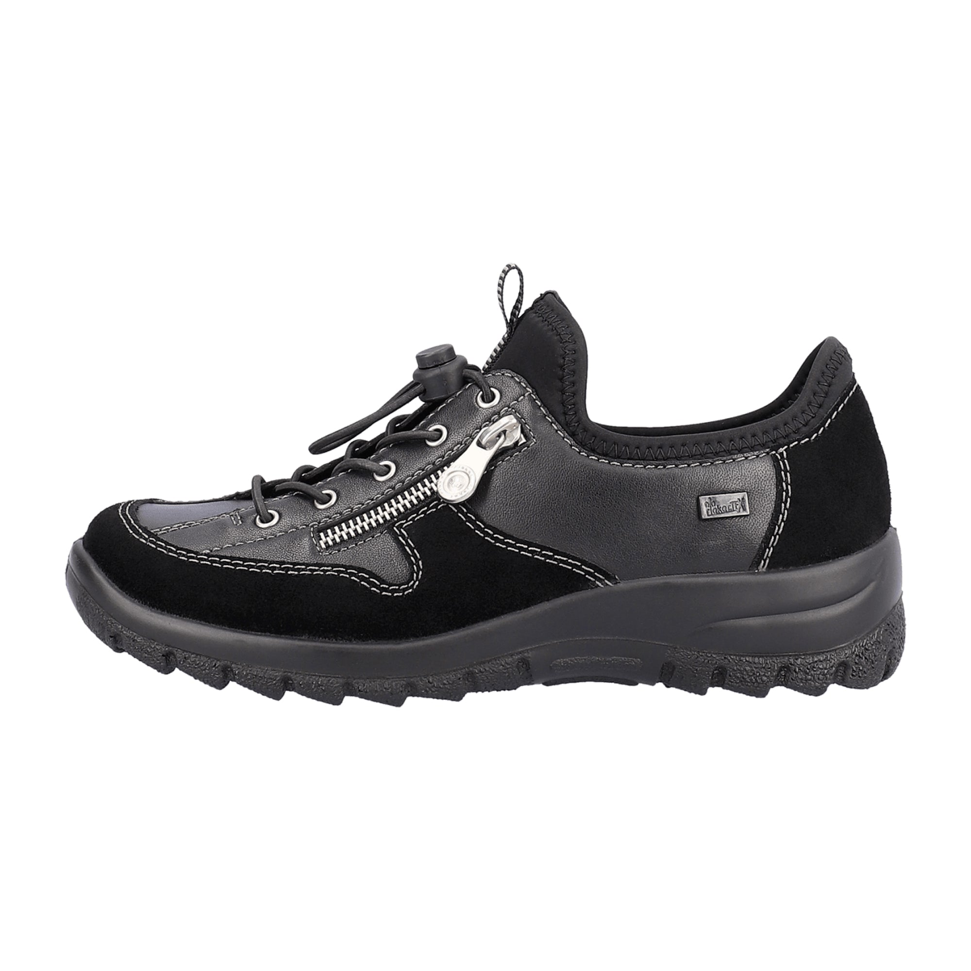 Rieker Women's Black L715700 L71 Lace-Up Shoes
