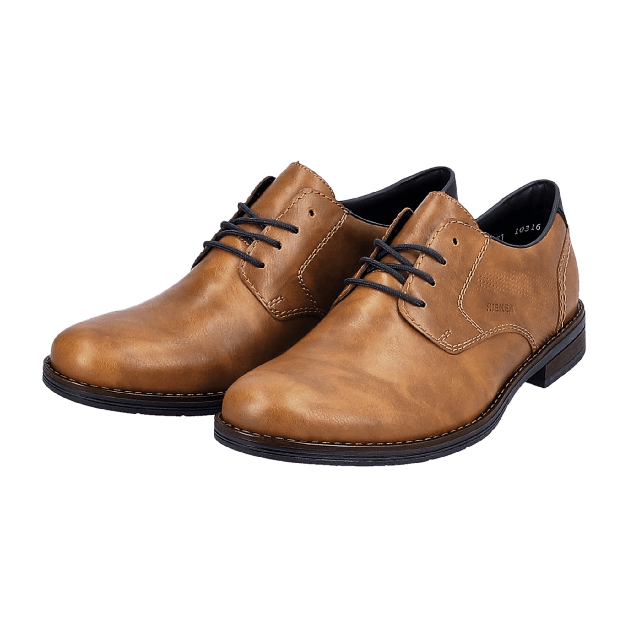 Rieker HWK Men's Brown Lace-Up Casual Shoes with Removable Insole