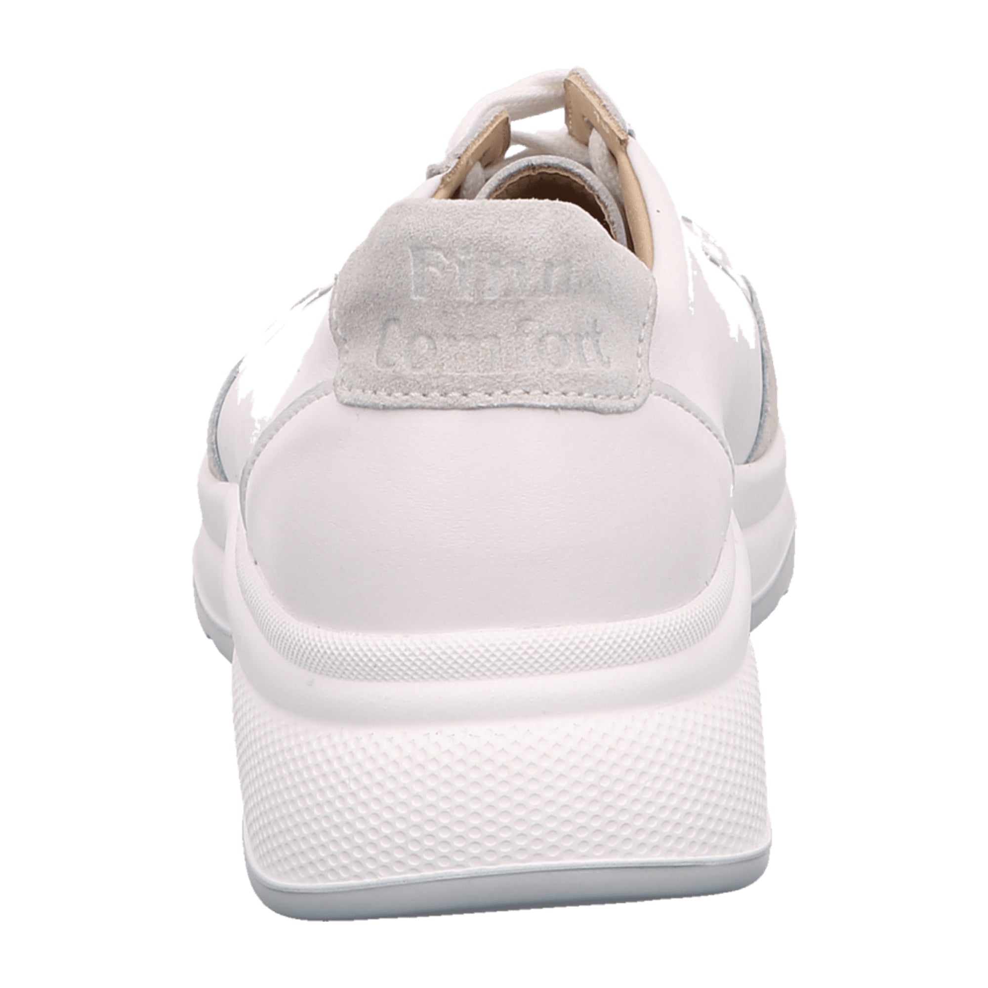 Finn Comfort Nottingham Men's White Sneakers - Orthopedic Comfort Leather Shoes with Shock Absorber