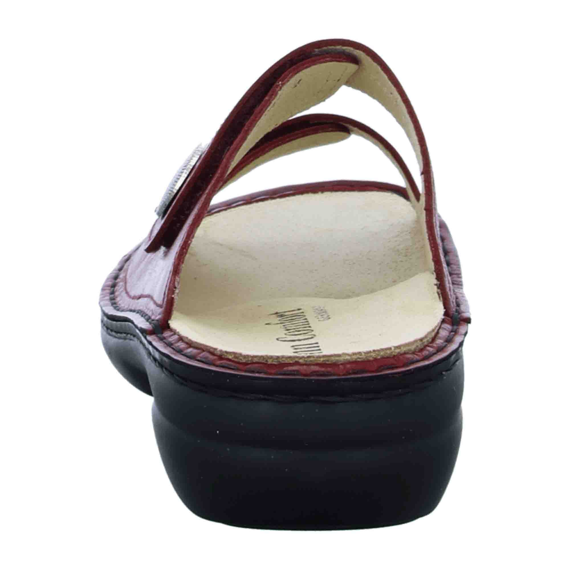 Finn Comfort Sansibar Cl Women's Red Sandals - Comfortable & Stylish
