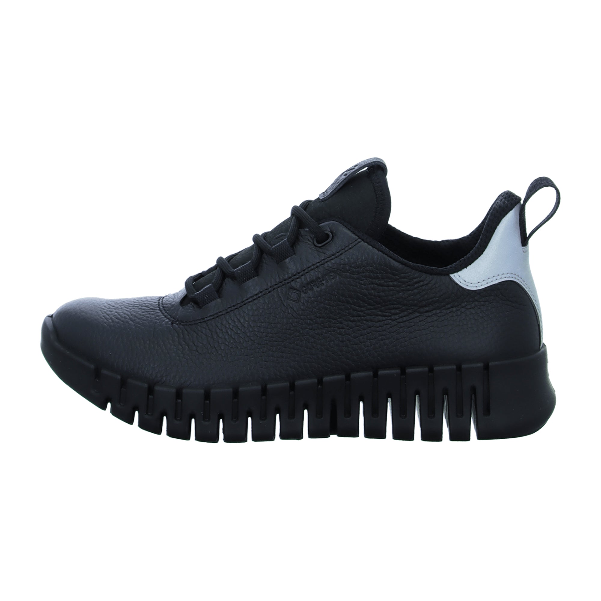 Ecco Gruuv GTX Women's Sneakers - Waterproof, Breathable GORE-TEX Black Shoes, Style 218233