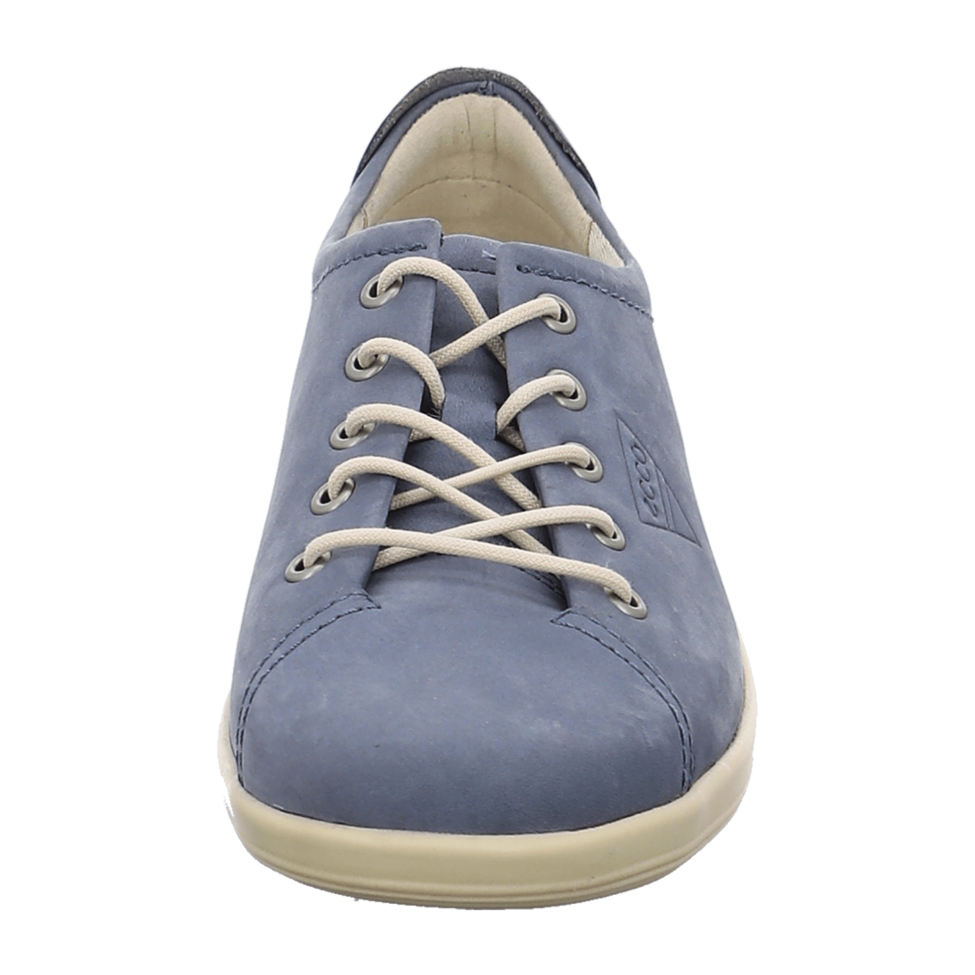 Ecco SOFT 2.0 Women's Blue Leather Sneakers | Comfortable & Stylish
