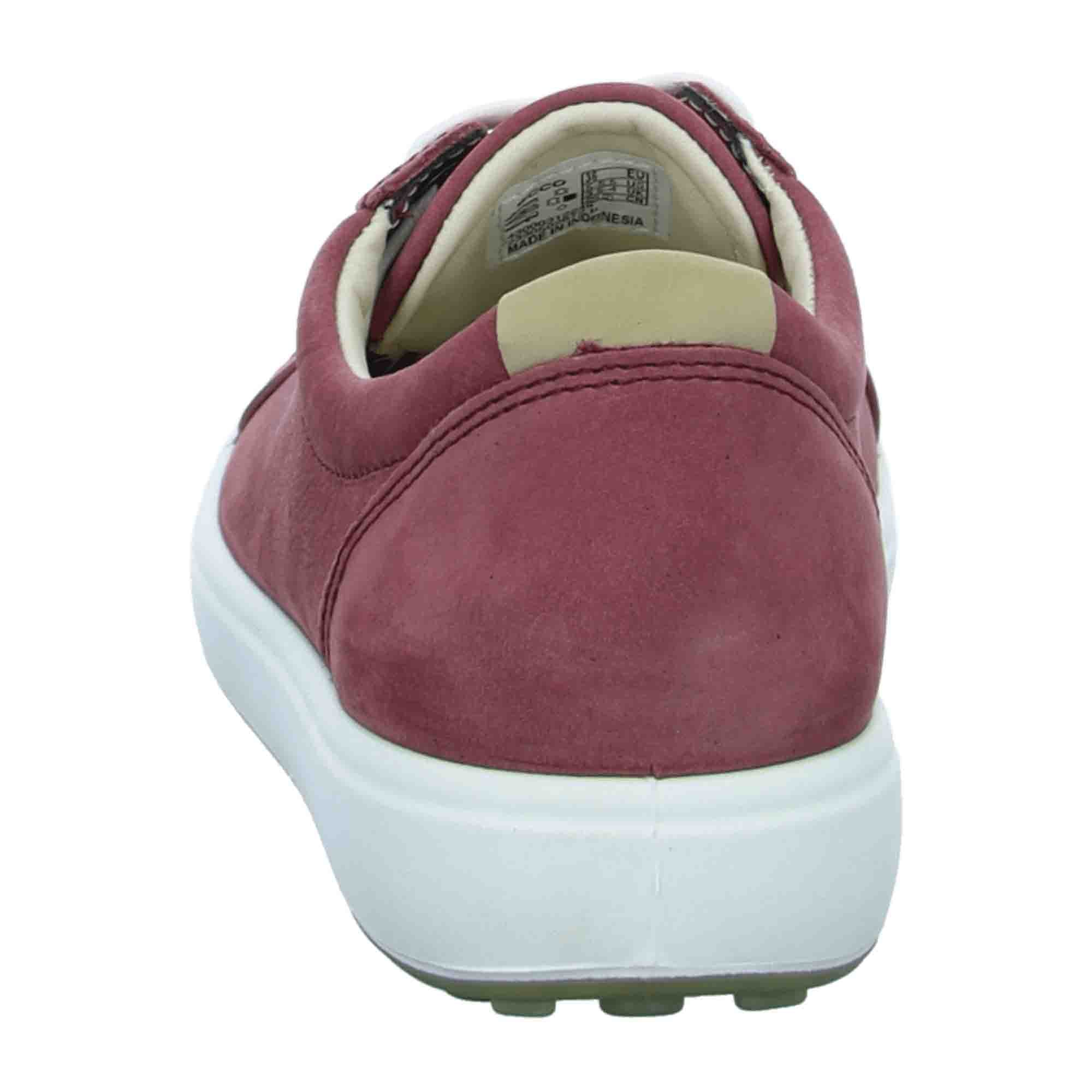 Ecco Soft 7 W Women's Red Sneakers – Stylish & Durable Casual Shoes