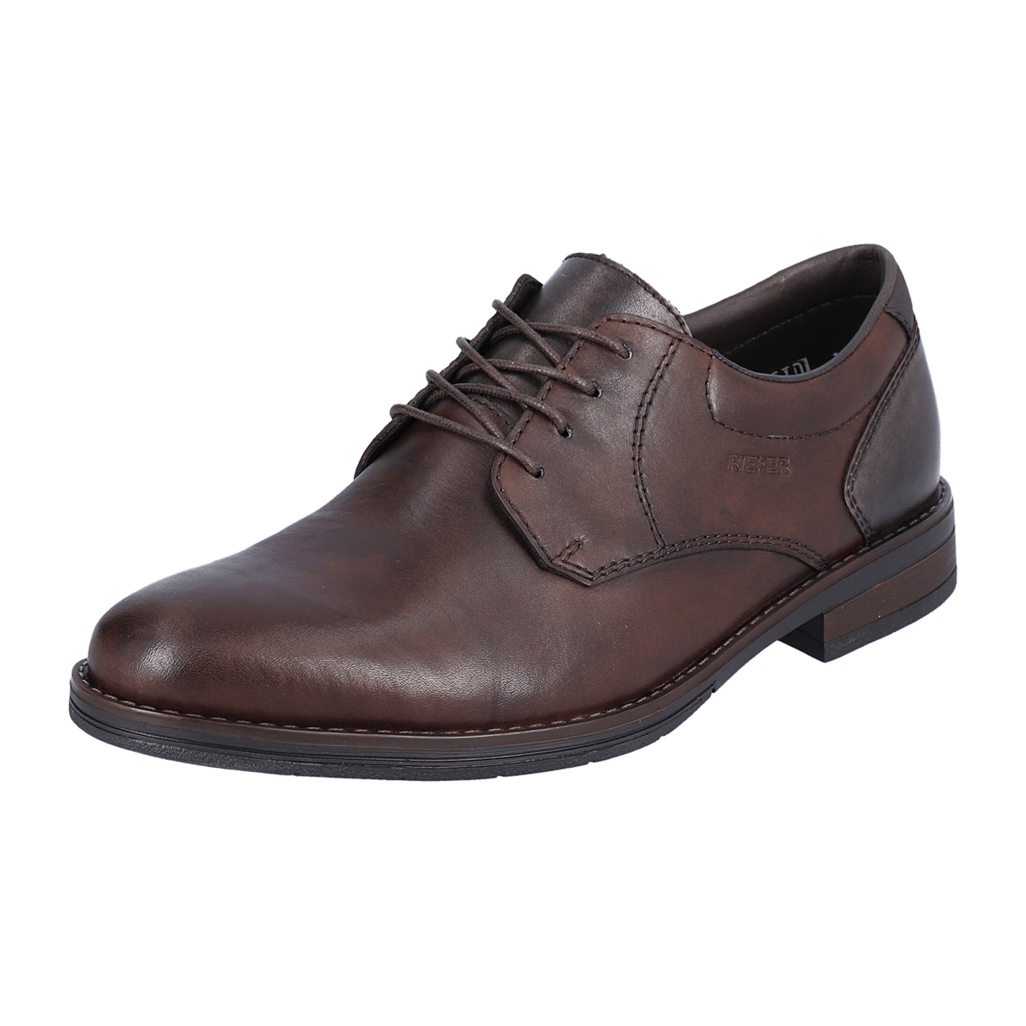 Rieker HWK Men's Brown Leather Lace-Up Casual Shoes