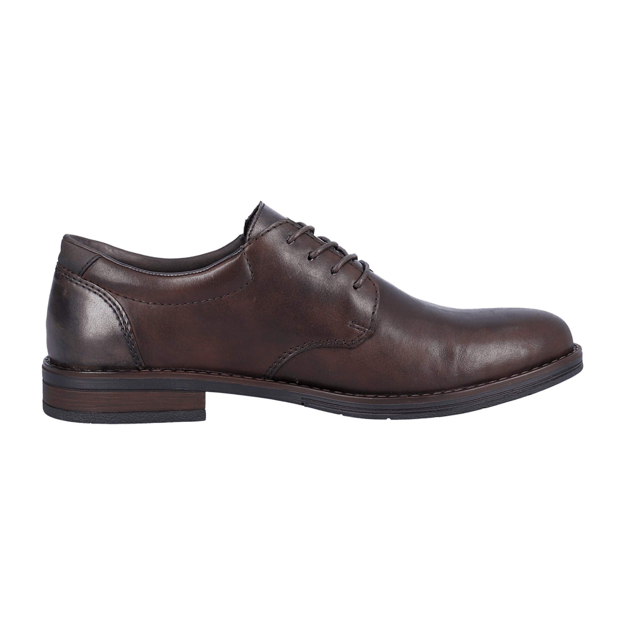 Rieker HWK Men's Brown Leather Lace-Up Casual Shoes