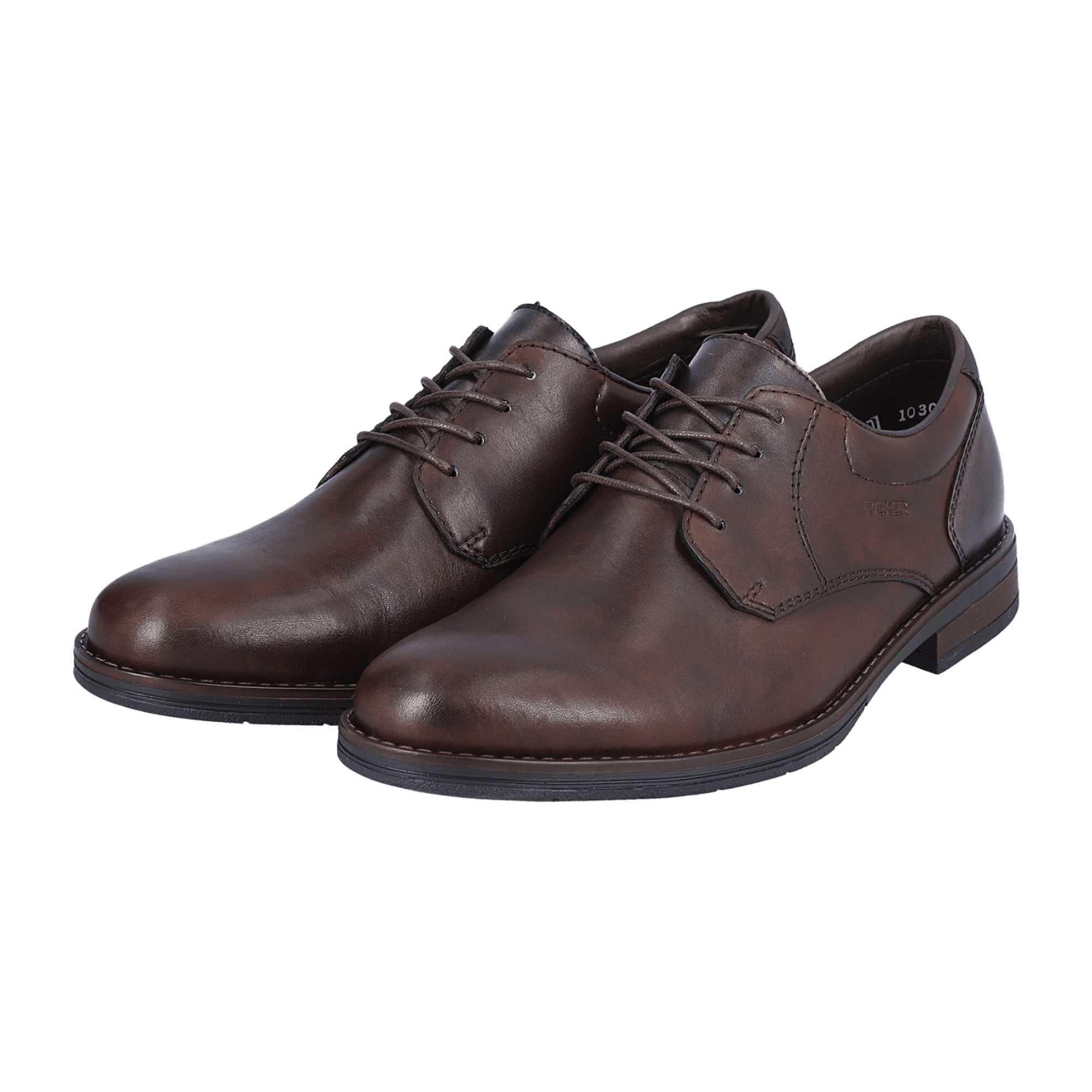 Rieker HWK Men's Brown Leather Lace-Up Casual Shoes