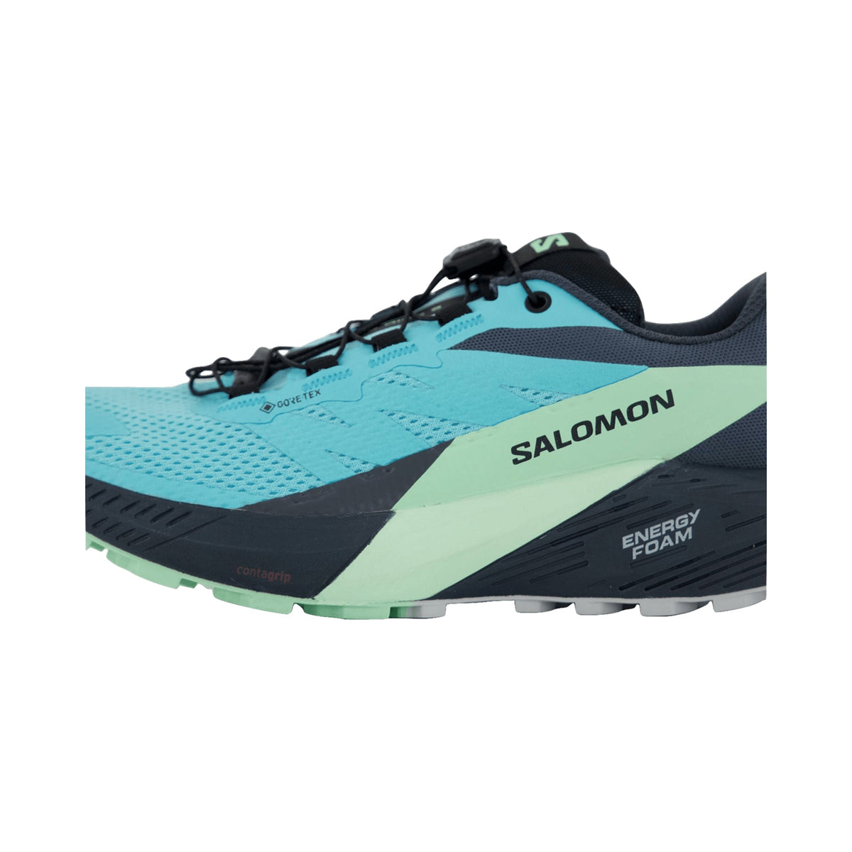 Salomon SENSE RIDE 5 GTX W Blra/Gre for women, turquoise, shoes - Bartel-Shop