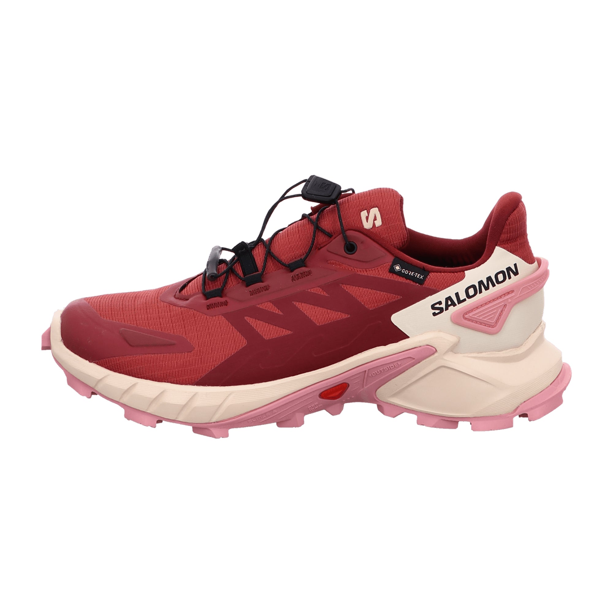 Salomon Supercross 4 GTX for women, red, shoes
