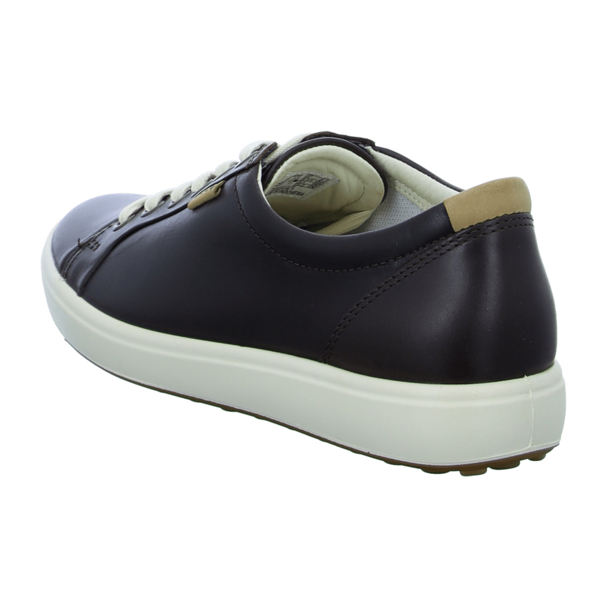 Ecco Soft 7 W Women's Brown Leather Sneakers | Comfortable & Stylish