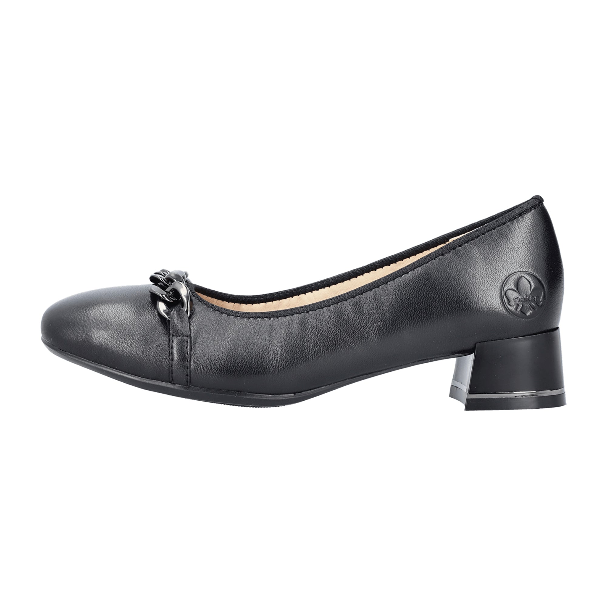 Rieker HWK Women's Black Casual Slip-On Shoes
